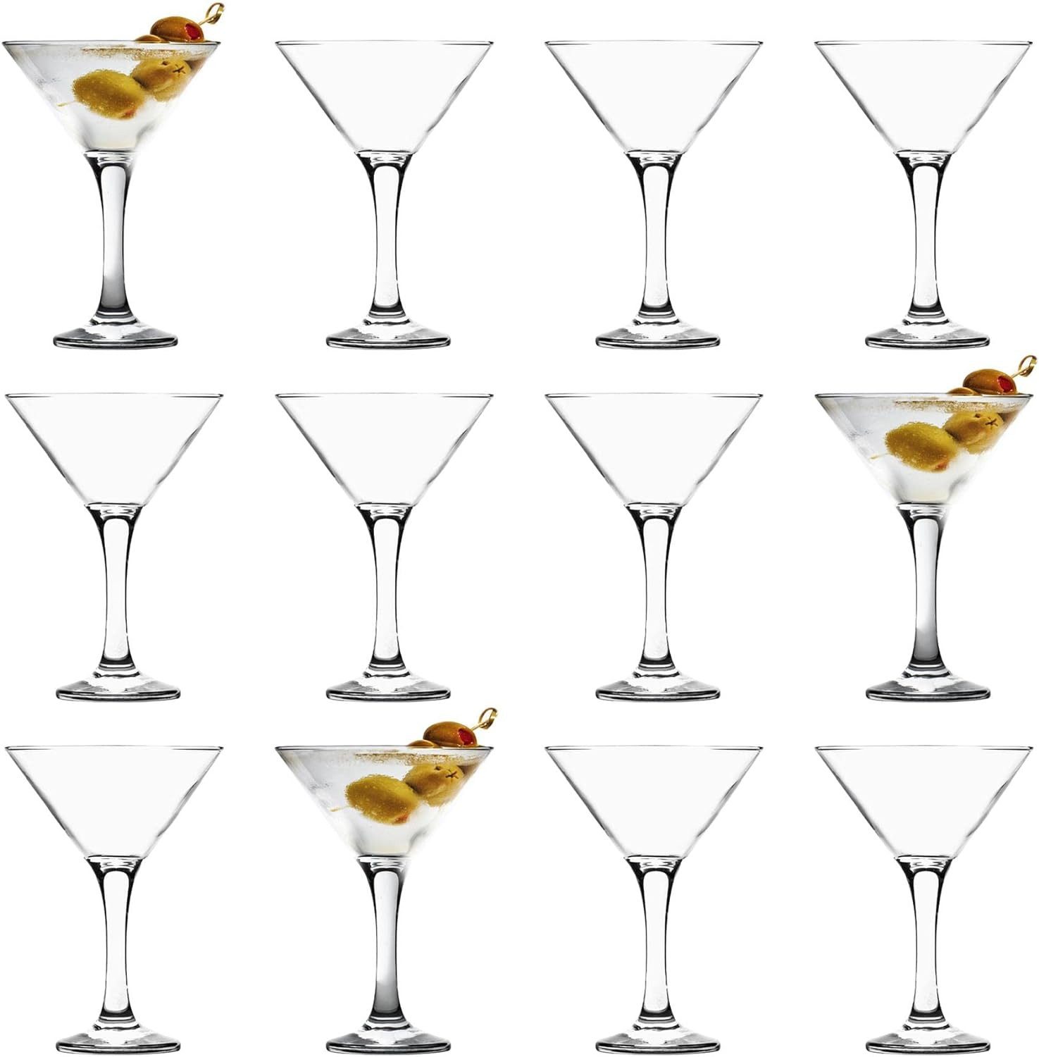 LAV Martiniglas Martini Gläser, Cocktailgläser, Party Trinkgläser, Espresso, Glas, Besondere Partys