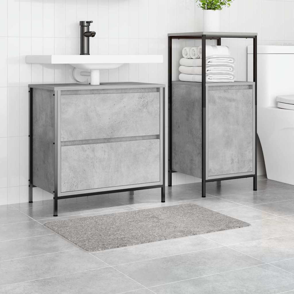 vidaXL Badematte Rutschfeste Badmatte Grau 50 x 80 cm PP, Höhe 0.2 mm, Poly günstig online kaufen