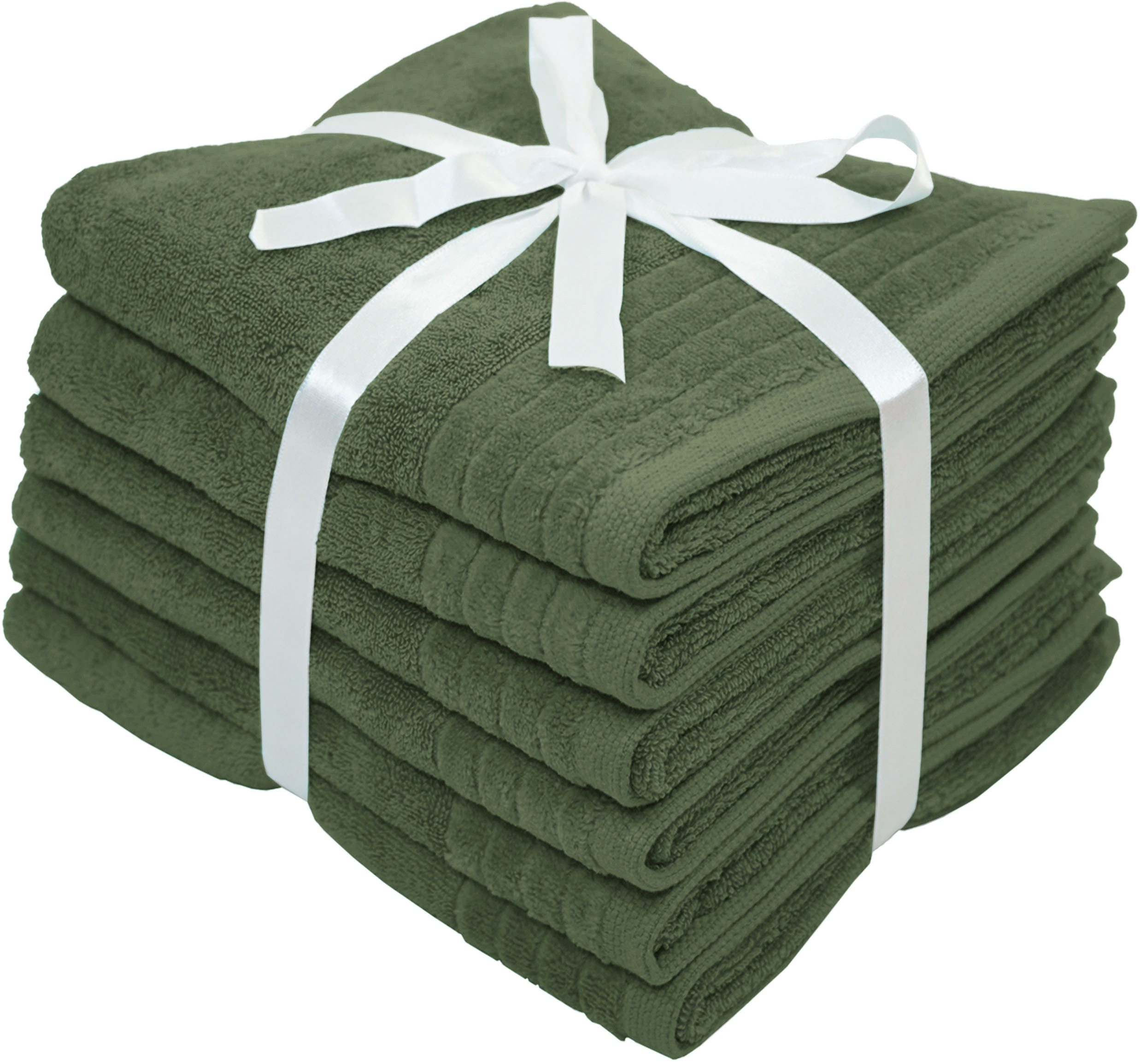 OTTO home Handtücher Sanremo Premium, Premium Handtücher, 600 gr/m², 40x70cm, Frottier (Set, 6-St), mit Bordüre, flauschig und weich, Händehandtücher, 5 Jahre G – Bild 3 von 5