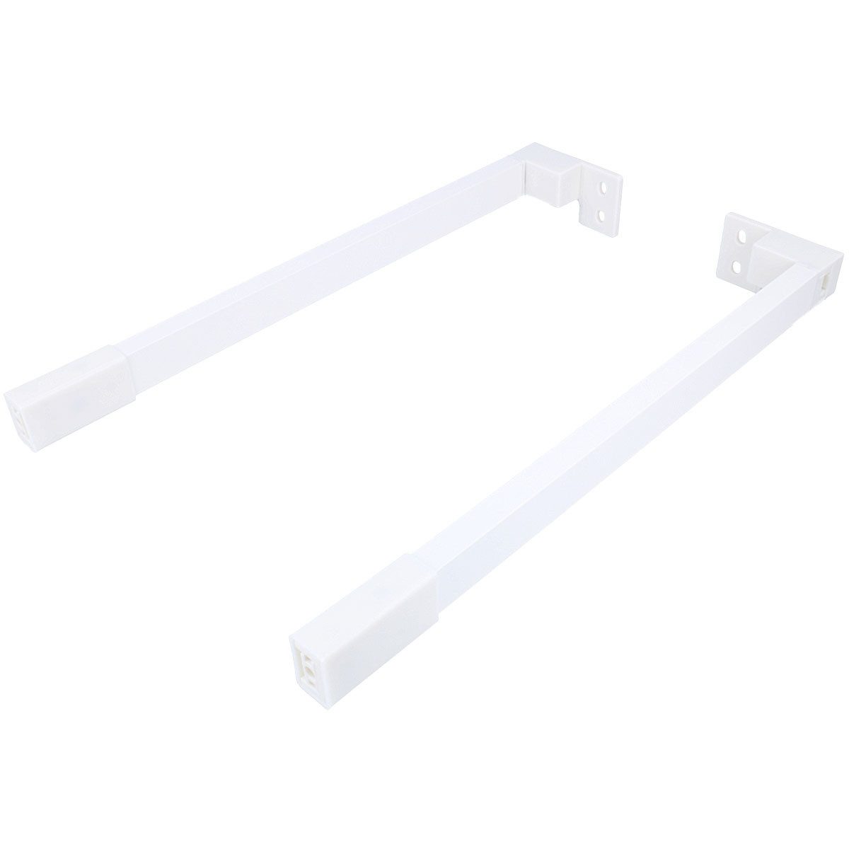 MS Beschläge Schubladeneinsatz Schubladen-Längsreling Set Schubladenerweiterung (Set), Schubladenzubehör Relingstangen Schubladenreling nachrüsten