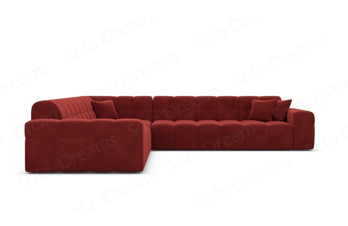 Sofa Dreams Ecksofa Polsterstoff Ecksofa Samt günstig online kaufen