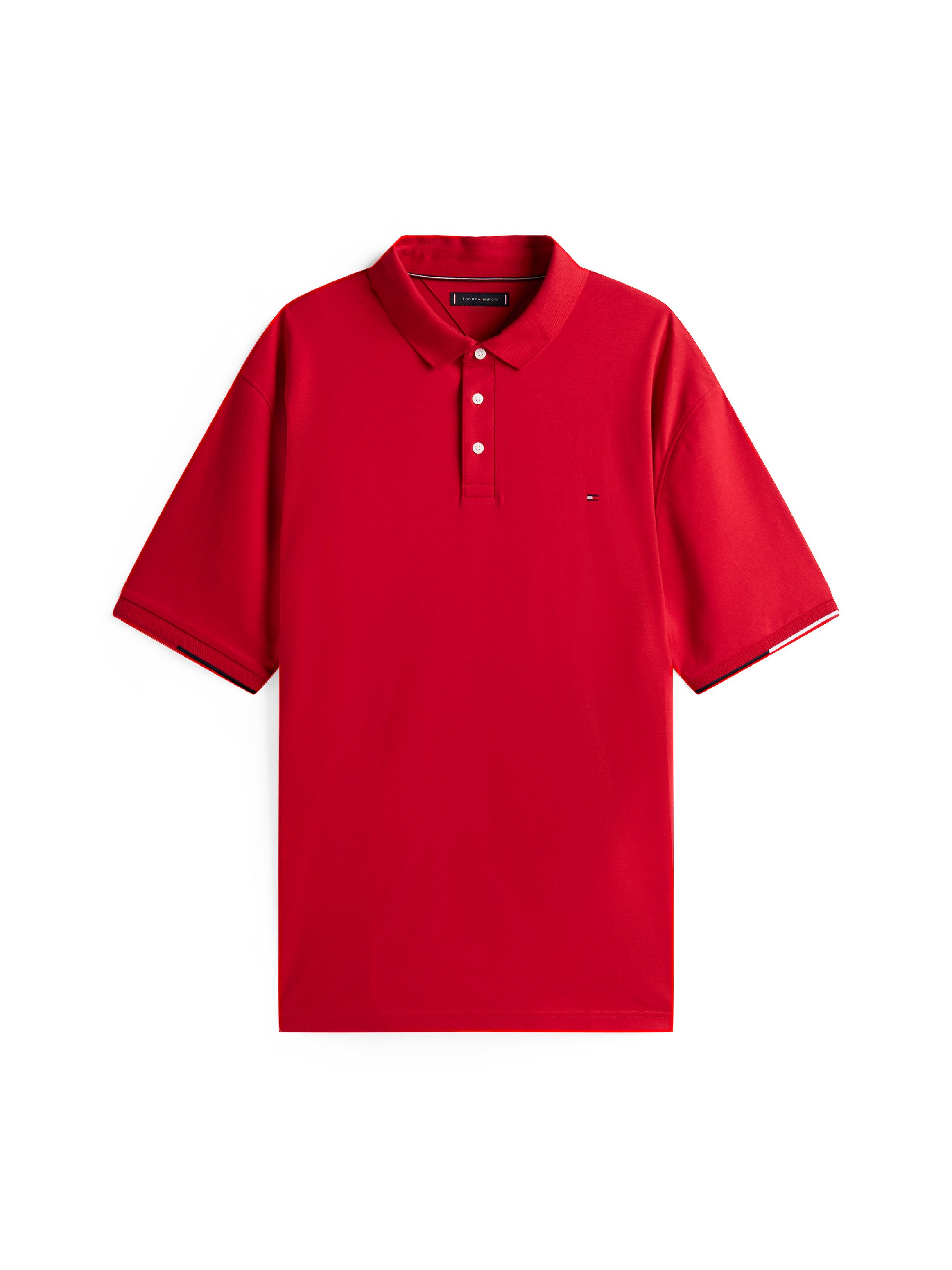 Tommy Hilfiger Big & Tall Poloshirt BT-INTERLOCK FLAGCUFF SLIM FIT-B Große Größen – Bild 5 von 5