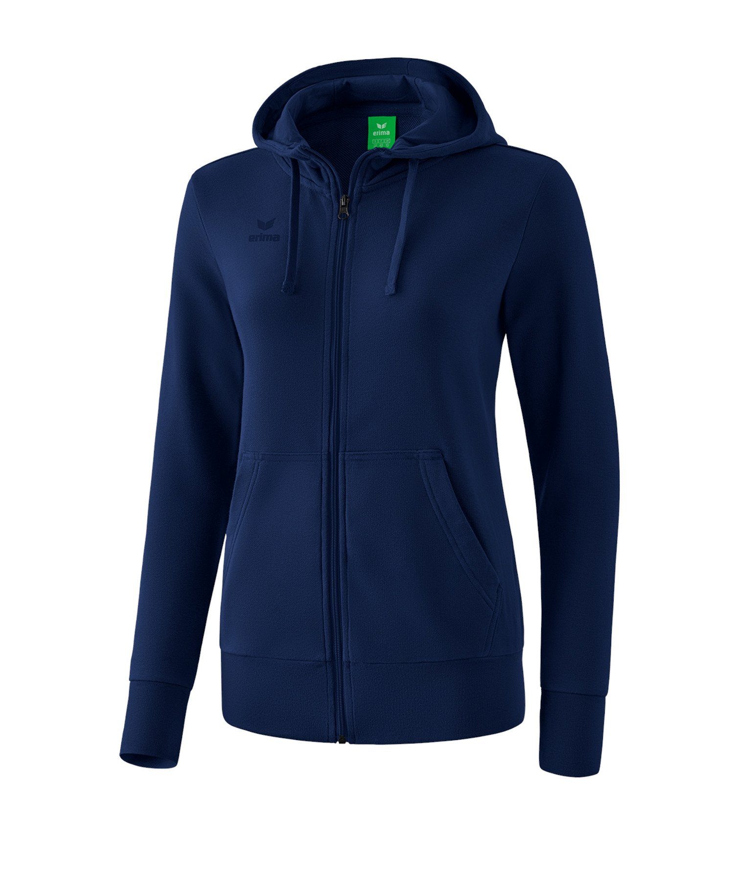 Erima Trainingsjacke Basic Kapuzenjacke Damen blau