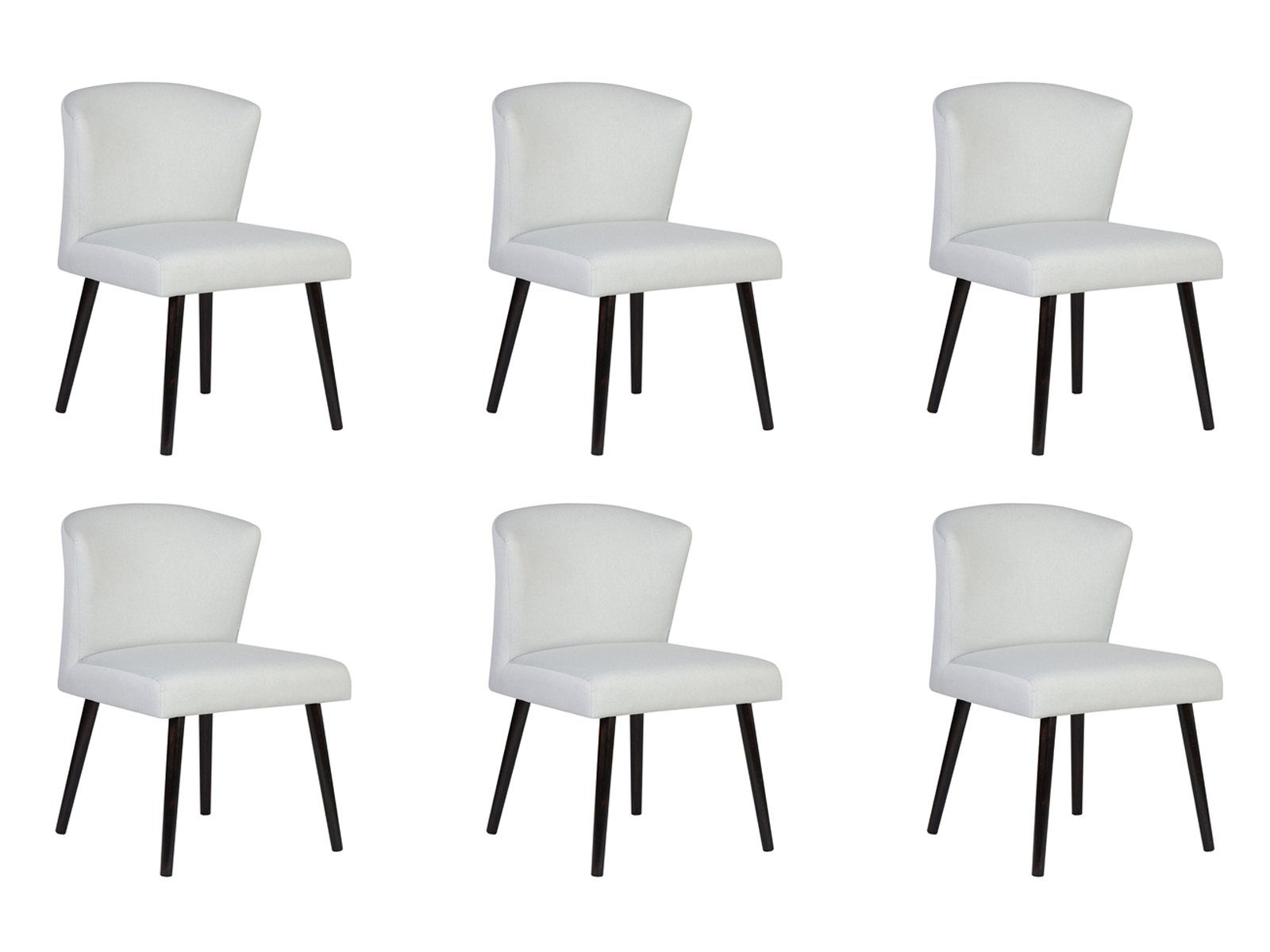 Leder Neu 6x Stühle Sessel Sitz Club Stuhl Polster Lehn Garnitur Lounge Stuhl, JVmoebel Design