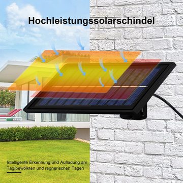 Vicbuy LED Solarleuchte Außen-Wandleuchte, IP65 Wasserdichte, Solarpanel mit Fernbedienung, LED Solar Pendelleuchte, Solar Hängelampe für Außen