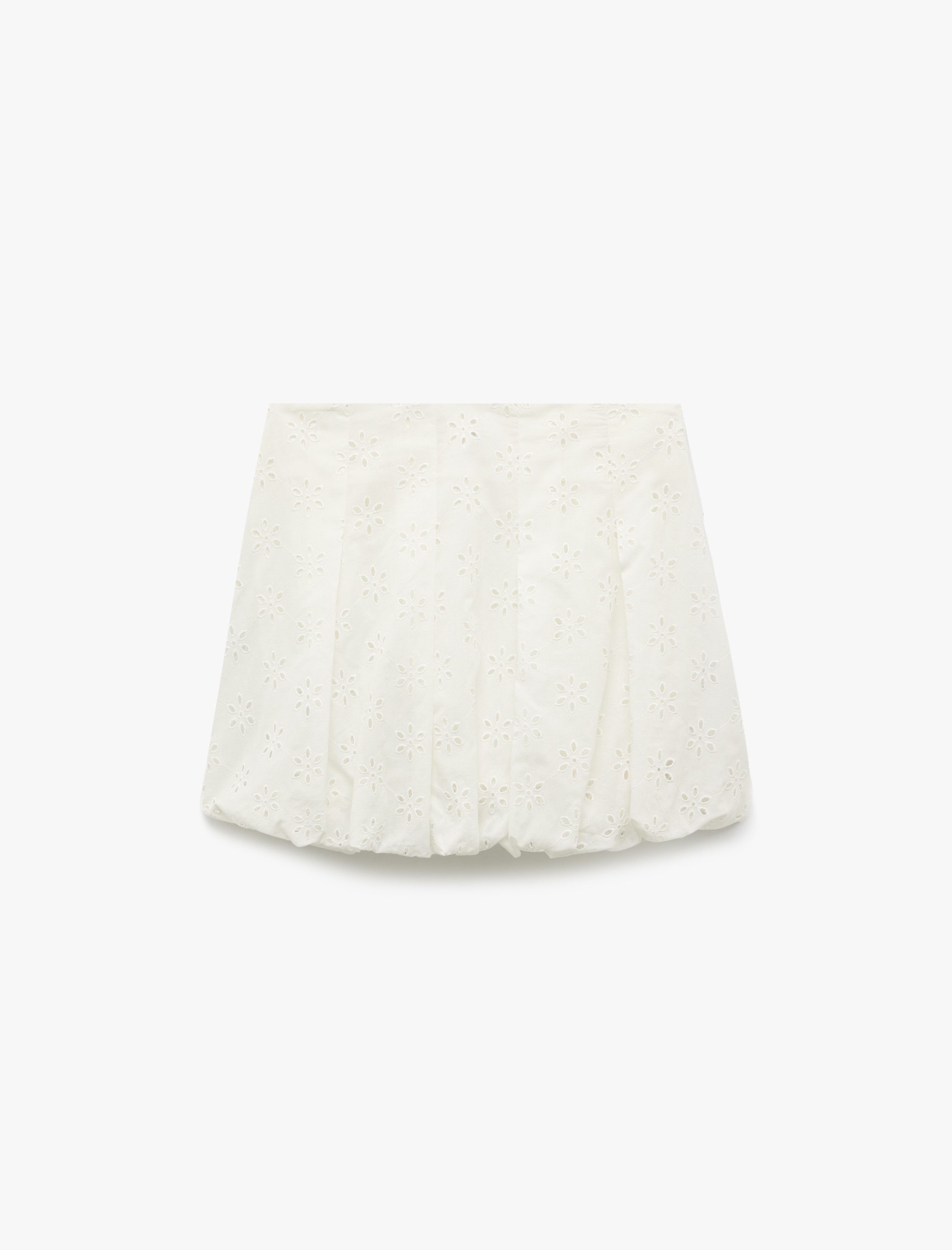 Koton Ballonrock Koton Mini-Balon Skirt Mit Brode-Detail