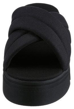 Tommy Jeans TOMMY JEANS FLTFRM SANDAL Pantolette mit wattierter Kreuzbandage