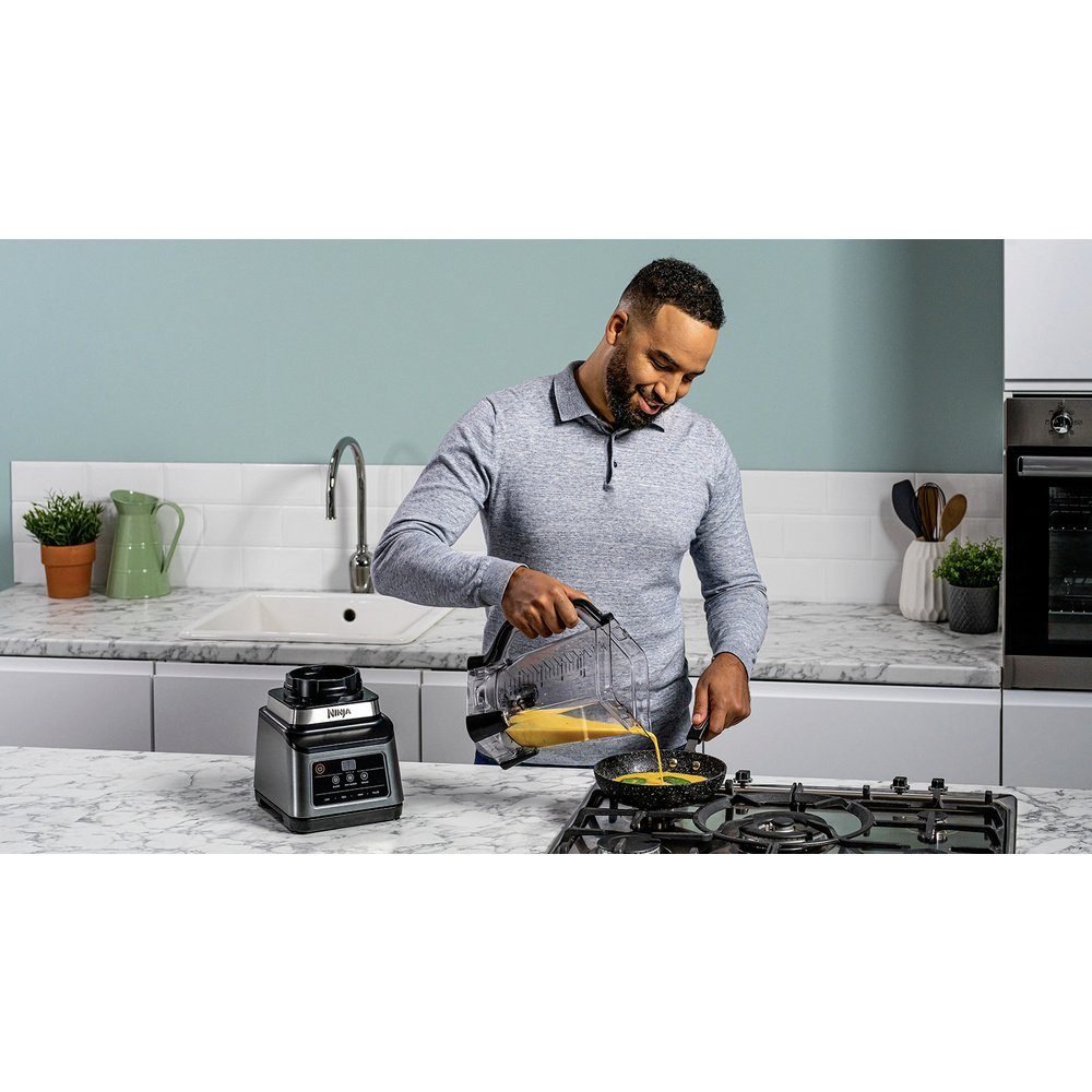 NINJA Standmixer Ninja BN750EU Standmixer 1200 W Schwarz, Grau (matt), 1200.00 W
