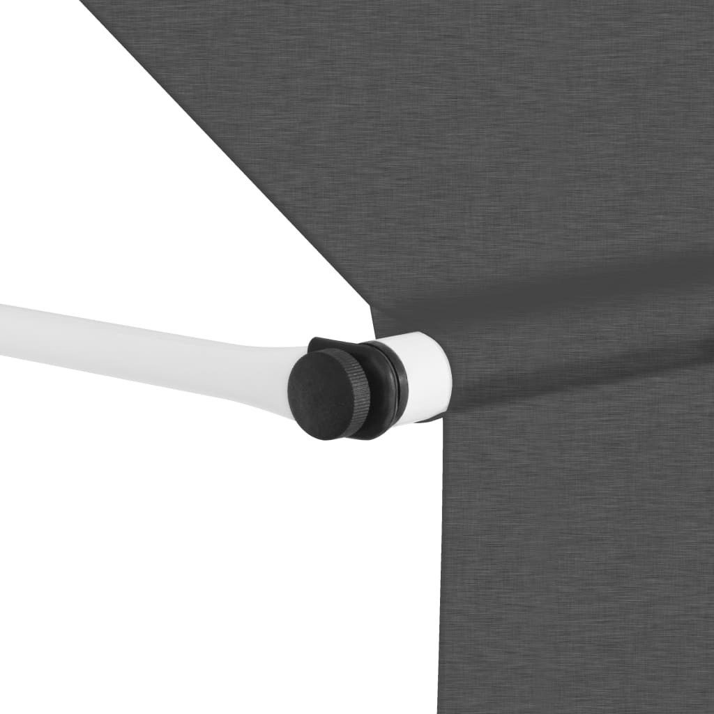 vidaXL Markise Einziehbare Markise Handbetrieben 250 cm Anthrazit