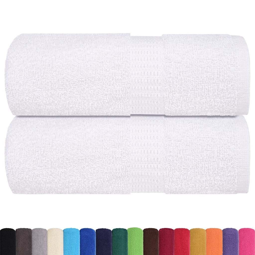 vidaXL Handtuch Waschlappen 4 Stk. Weiß günstig online kaufen