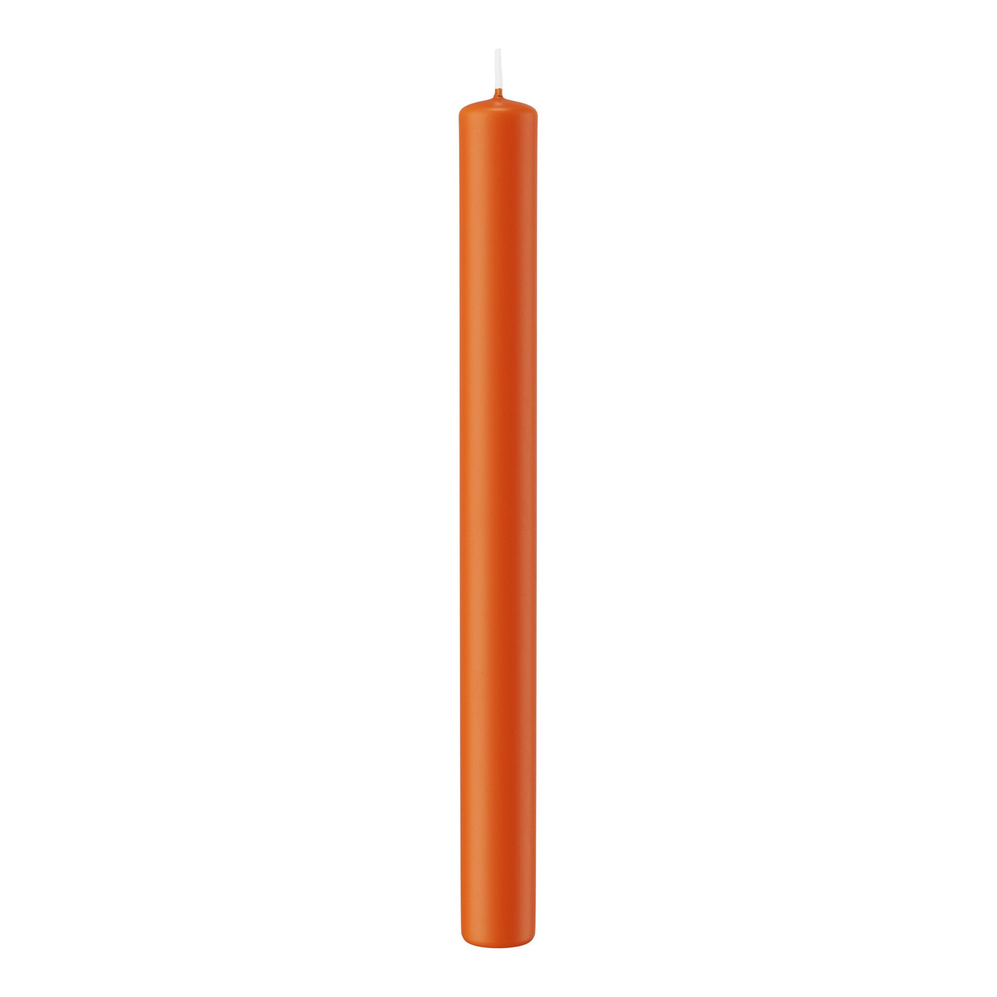 Wiedemann Kerzen Tafelkerze Stabkerzen Aprikose Orange 250 x Ø 22 mm, 10 Stück