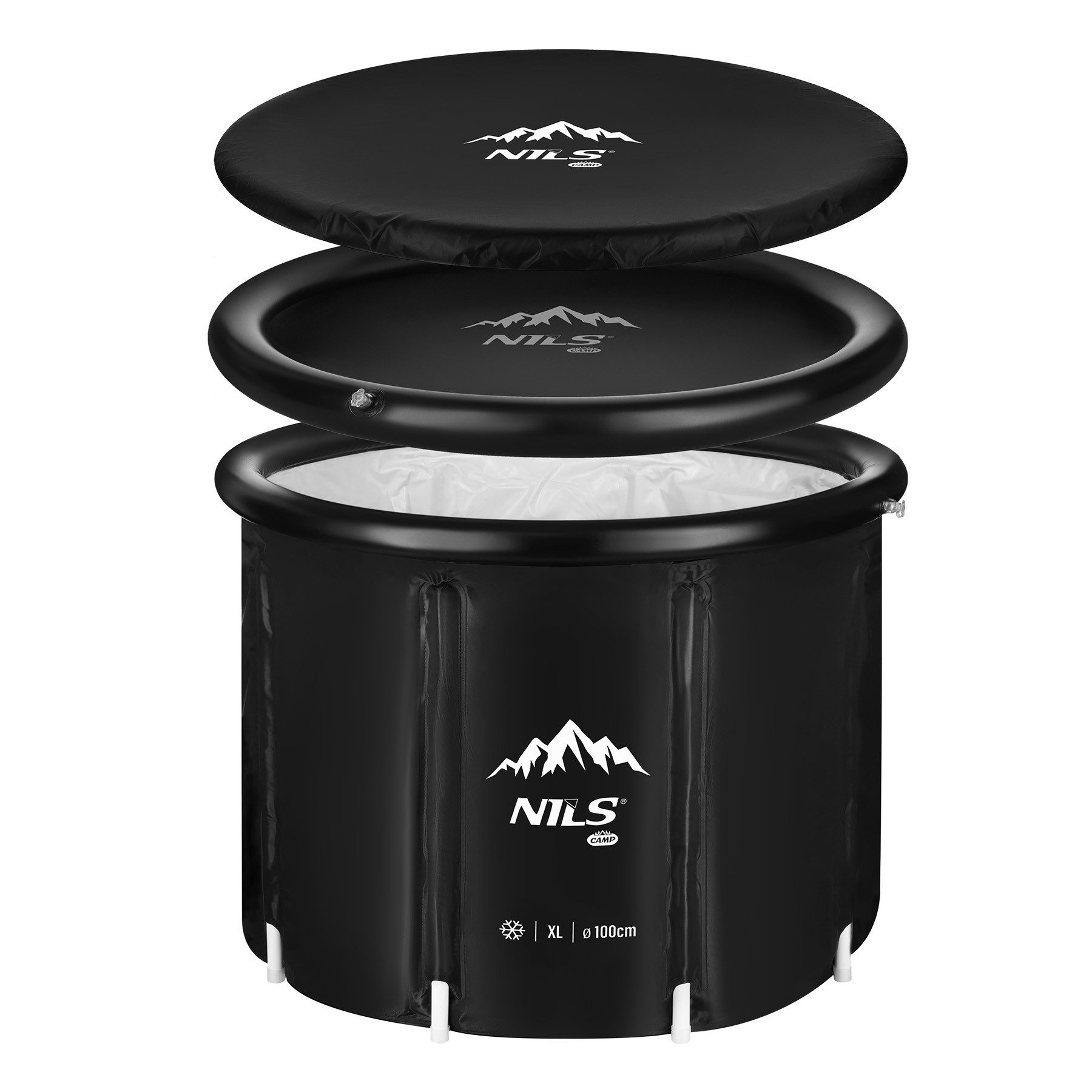 NILS CAMP Rundpool Eistonne Eisbad Badefass günstig online kaufen