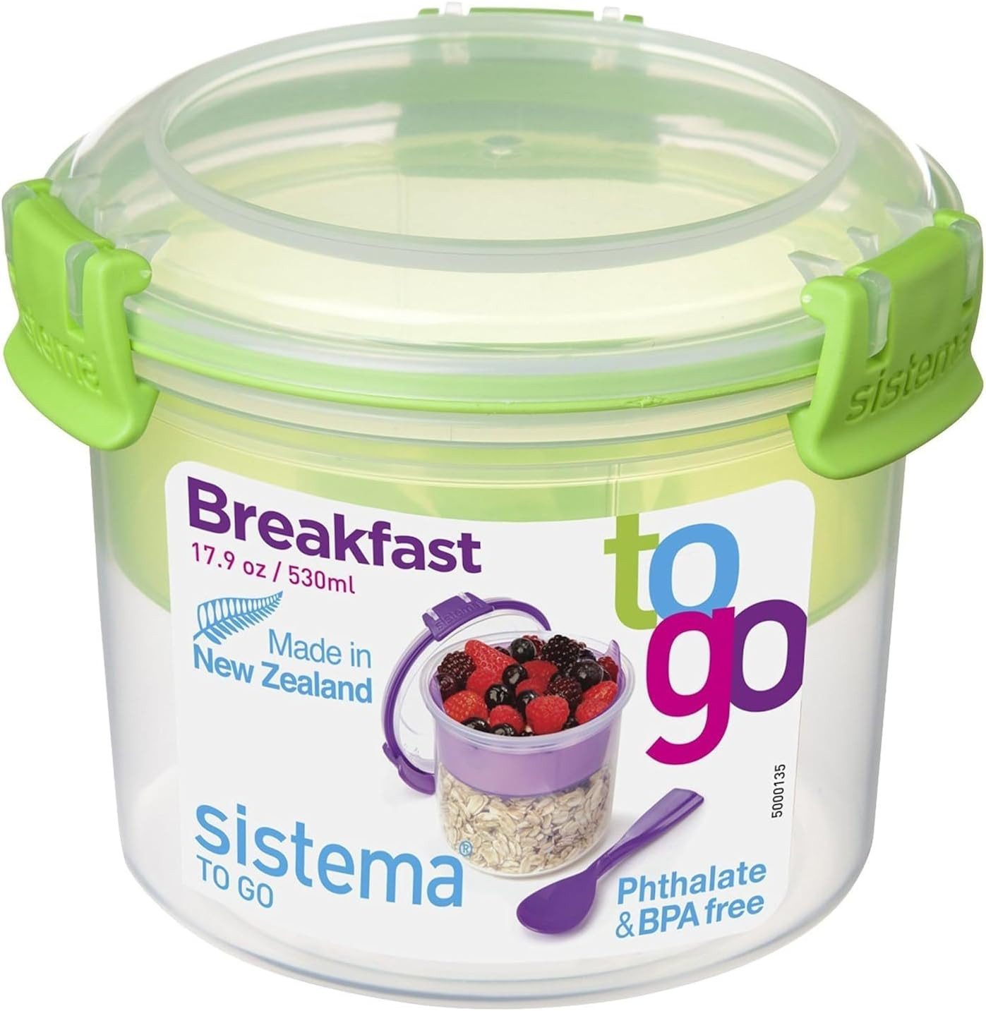 sistema Aufbewahrungsbox Sistema 530ml Breakfast To Go günstig online kaufen