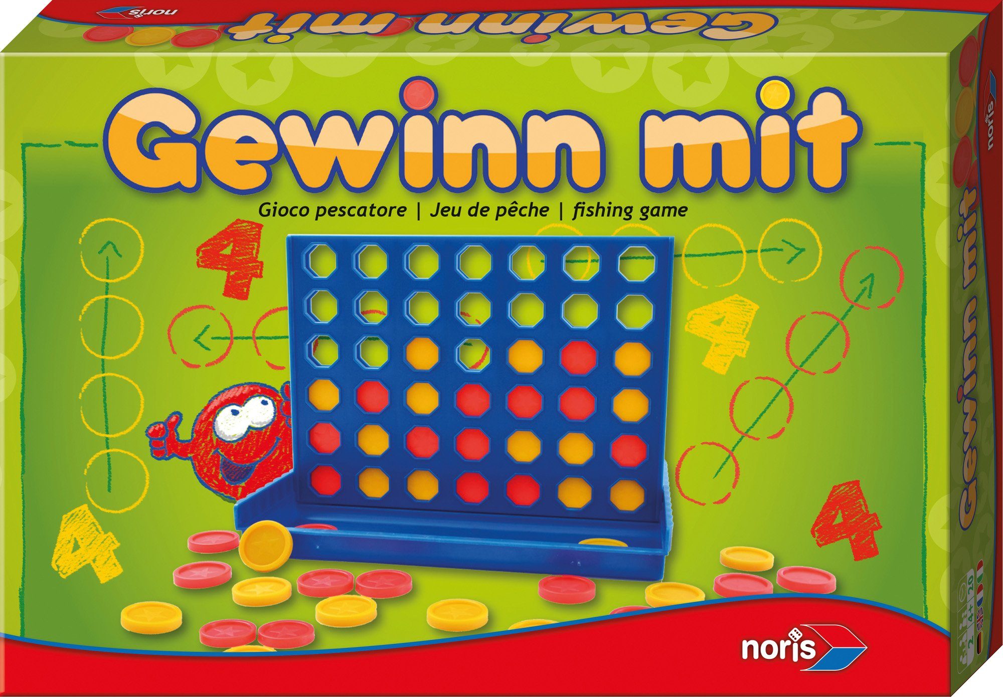 Image of Gewinn mit 4 SPIEL 606049104 - Spieleranzahl: 2, Spieldauer (Min.): 10, Kinderspiel