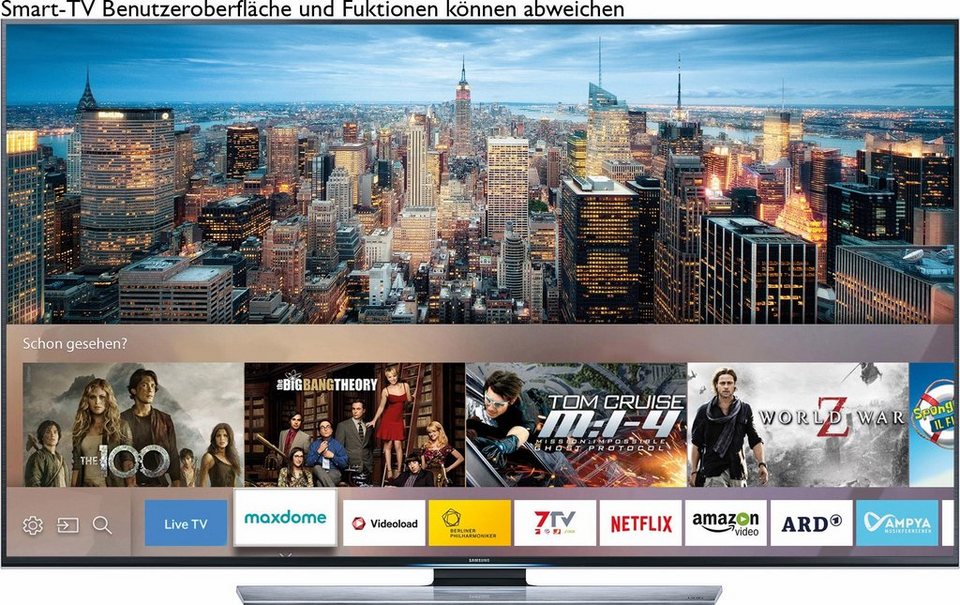 Samsung UE85JU7090, LED Fernseher, 214 Cm (85 Zoll), 2160p Samsung UE85JU7090, LED Fernseher, 214 Cm (85 Zoll), 2160p