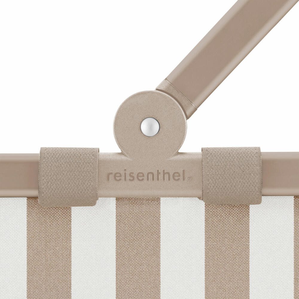 REISENTHEL® Einkaufskorb carrybag summerstripes coffee – Bild 5 von 5