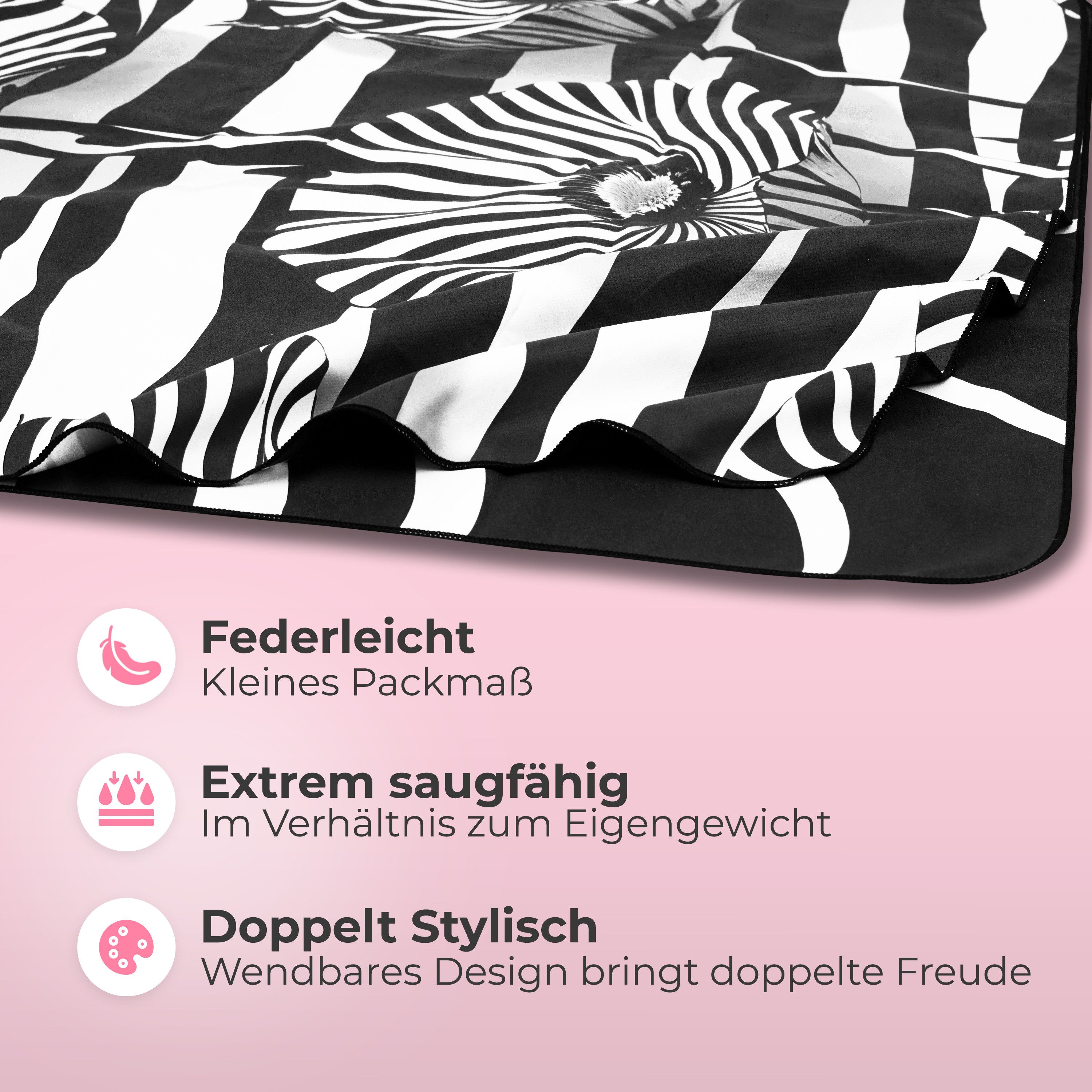 NirvanaShape Strandtuch Reise Handtuch Strandtuch XXL - Strandhandtuch, Mikrofaser Badetuch – Bild 3 von 5