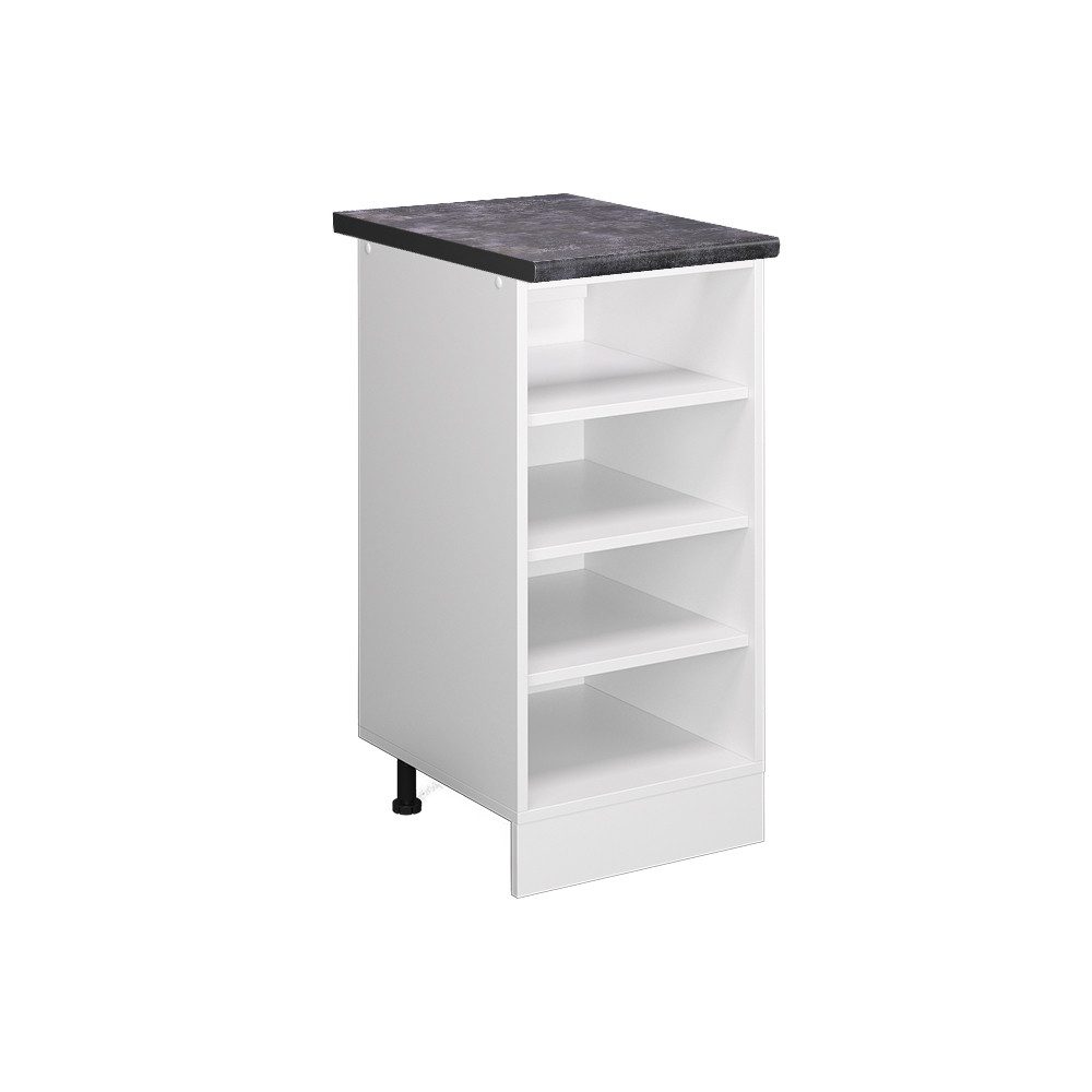 Vicco Unterschrank R-Line, Weiß/Weiß, 40 cm, günstig online kaufen