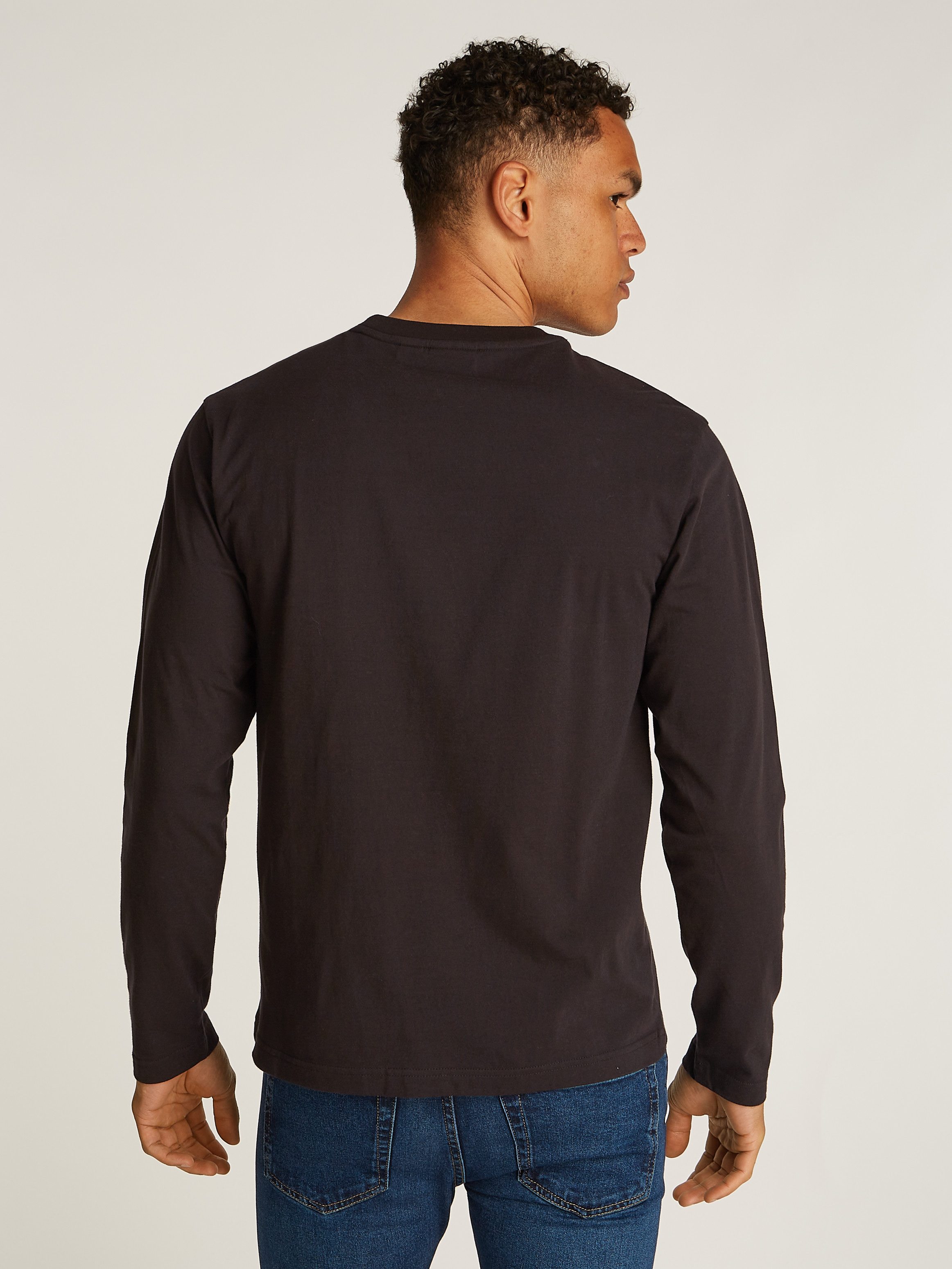 Calvin Klein Rundhalsshirt SPLIT LINE LOGO günstig online kaufen