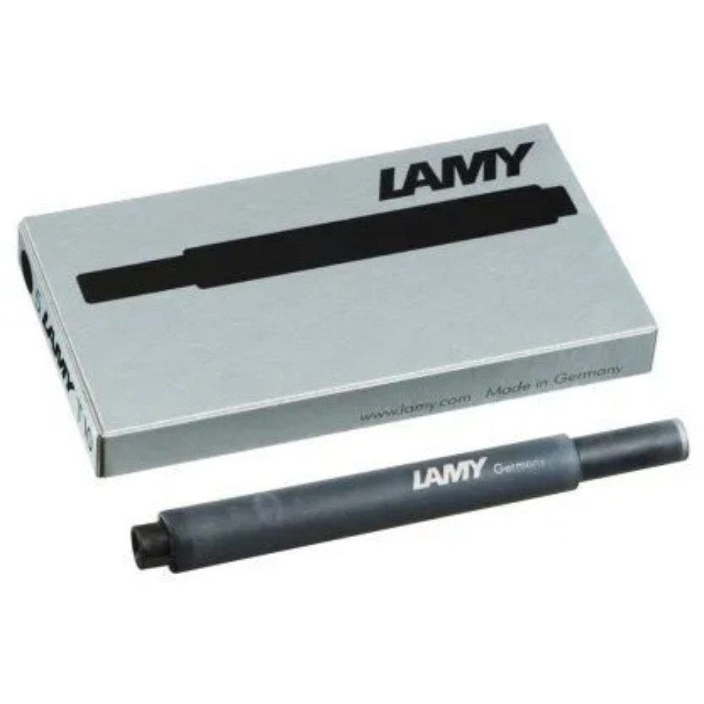 LAMY LAMY T10 Tintenpatronen für Füller schwarz 5 St. Tintenpatrone (Packung, 5-tlg., LAMY T10)