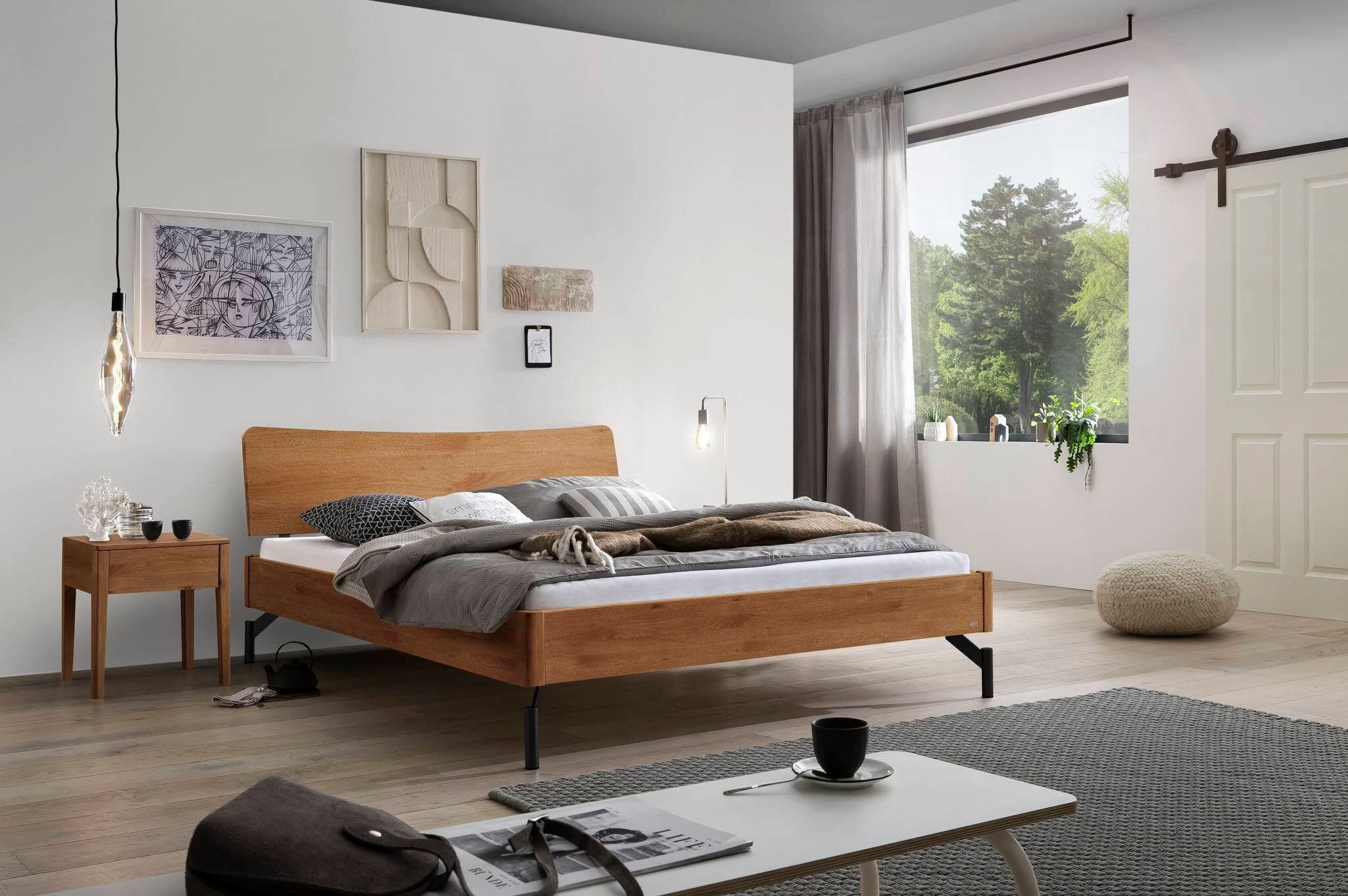 HASENA Holzbett Albinia, Massivholzbett Albinia, Fußhöhe 20 cm günstig online kaufen