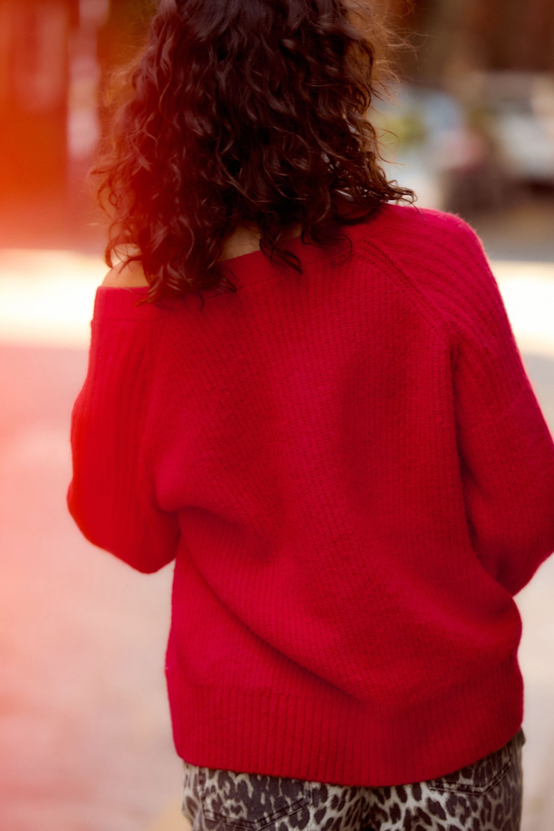 Next V-Ausschnitt-Pullover Weicher Strickpullover mit V-Ausschnitt günstig online kaufen