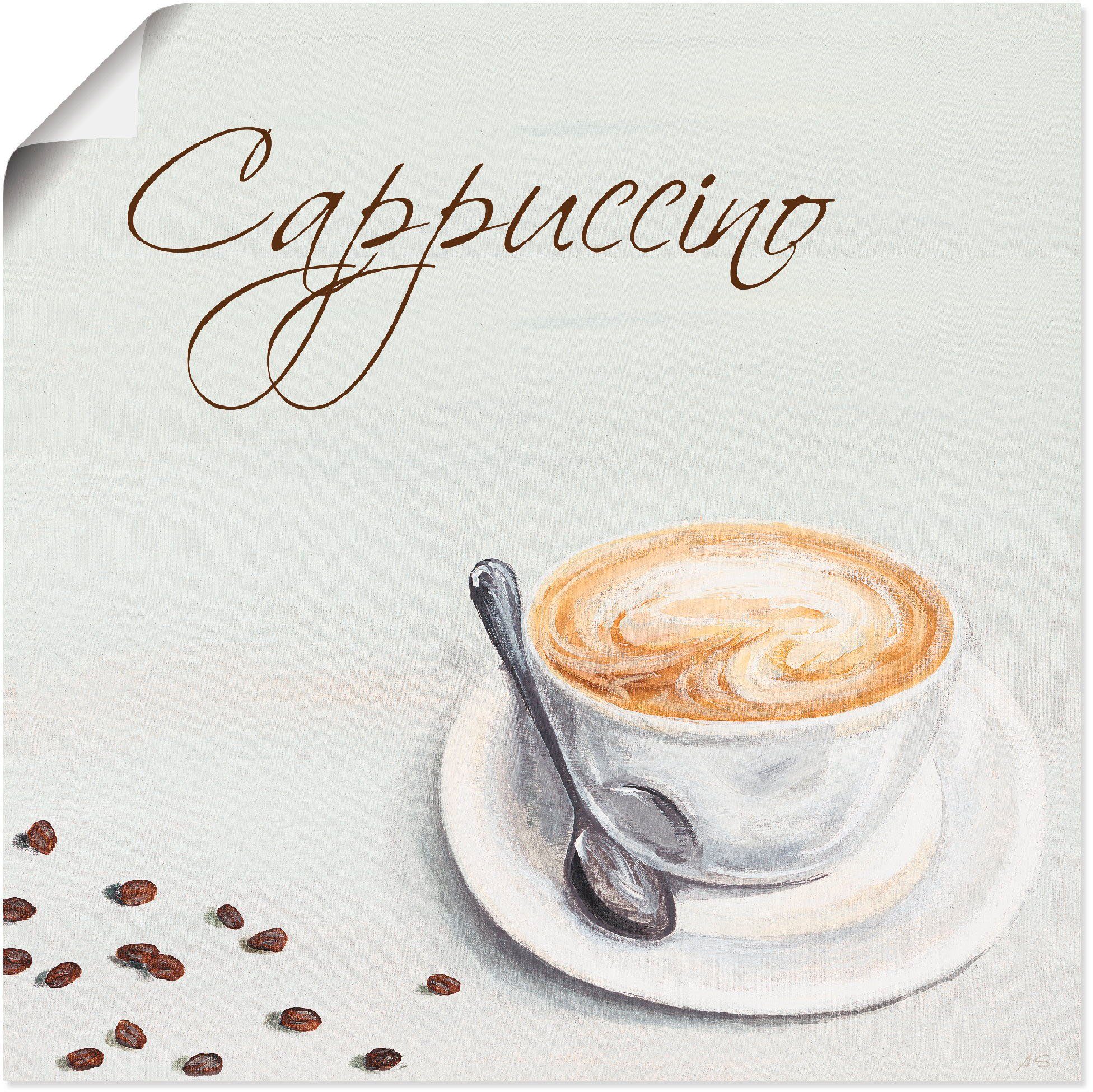 Artland Wandbild »Cappuccino II«, Getränke (1 Stück), in vielen Größen &  Produktarten - Alubild / Outdoorbild für den Außenbereich, Leinwandbild,  Poster, Wandaufkleber / Wandtattoo auch für Badezimmer geeignet online  kaufen | OTTO