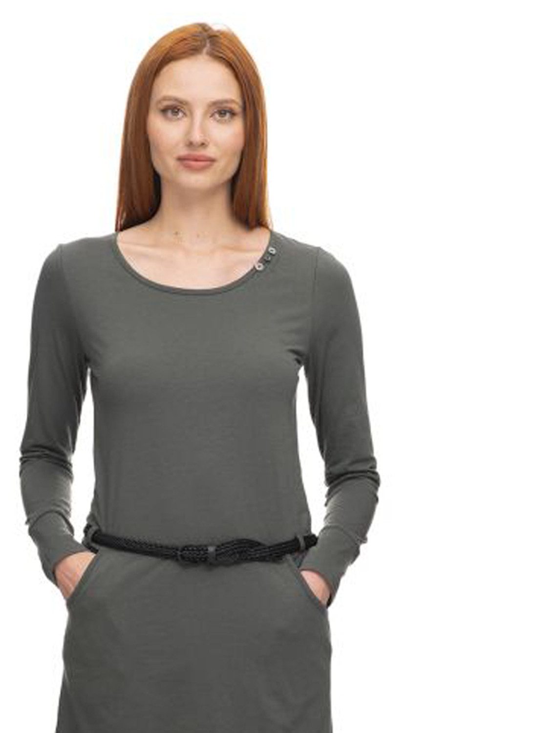 Ragwear Jerseykleid Ragwear Montana Organics Gots Dress (1-tlg) stylisches günstig online kaufen