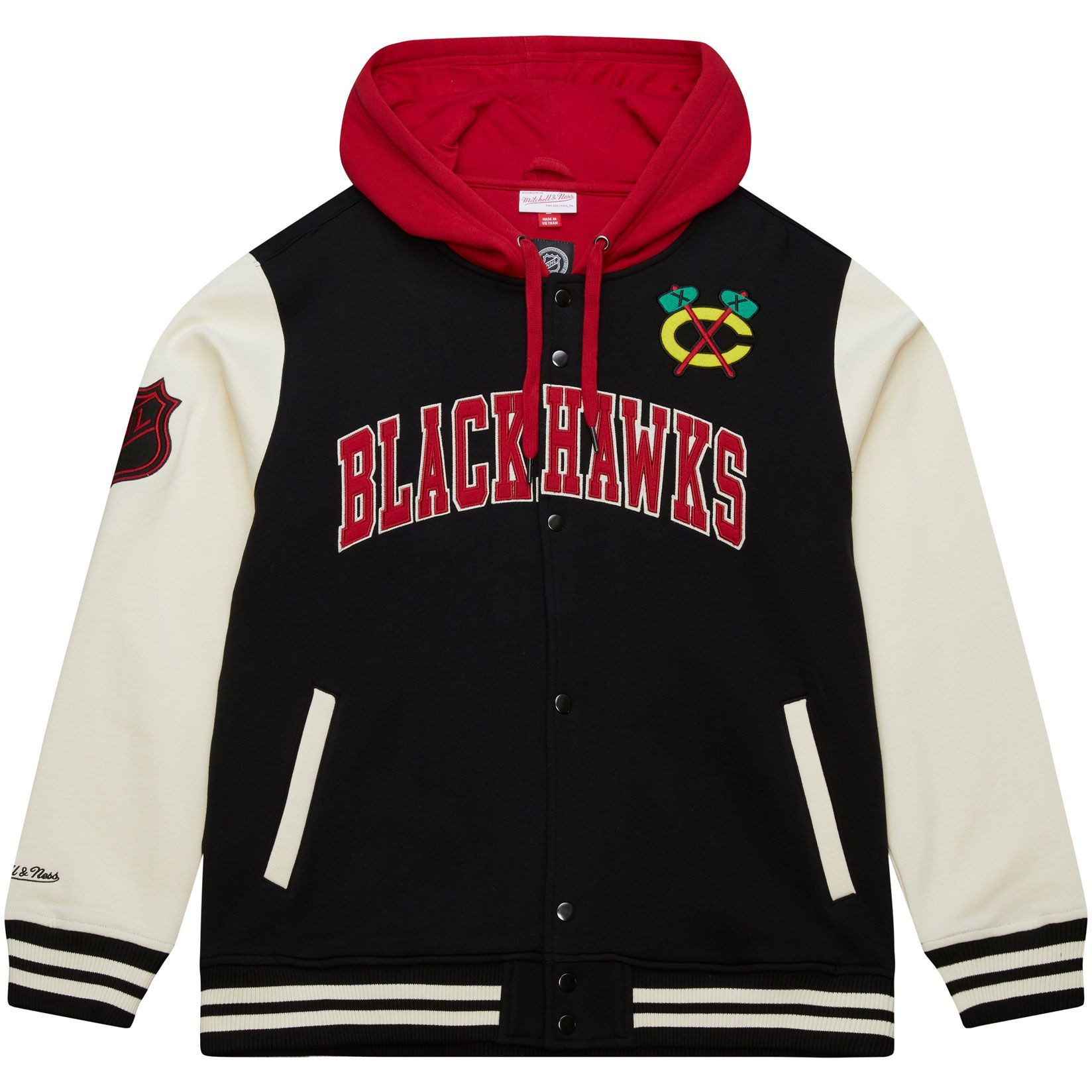 Mitchell & Ness Collegejacke Midweight Chicago Blackhawks