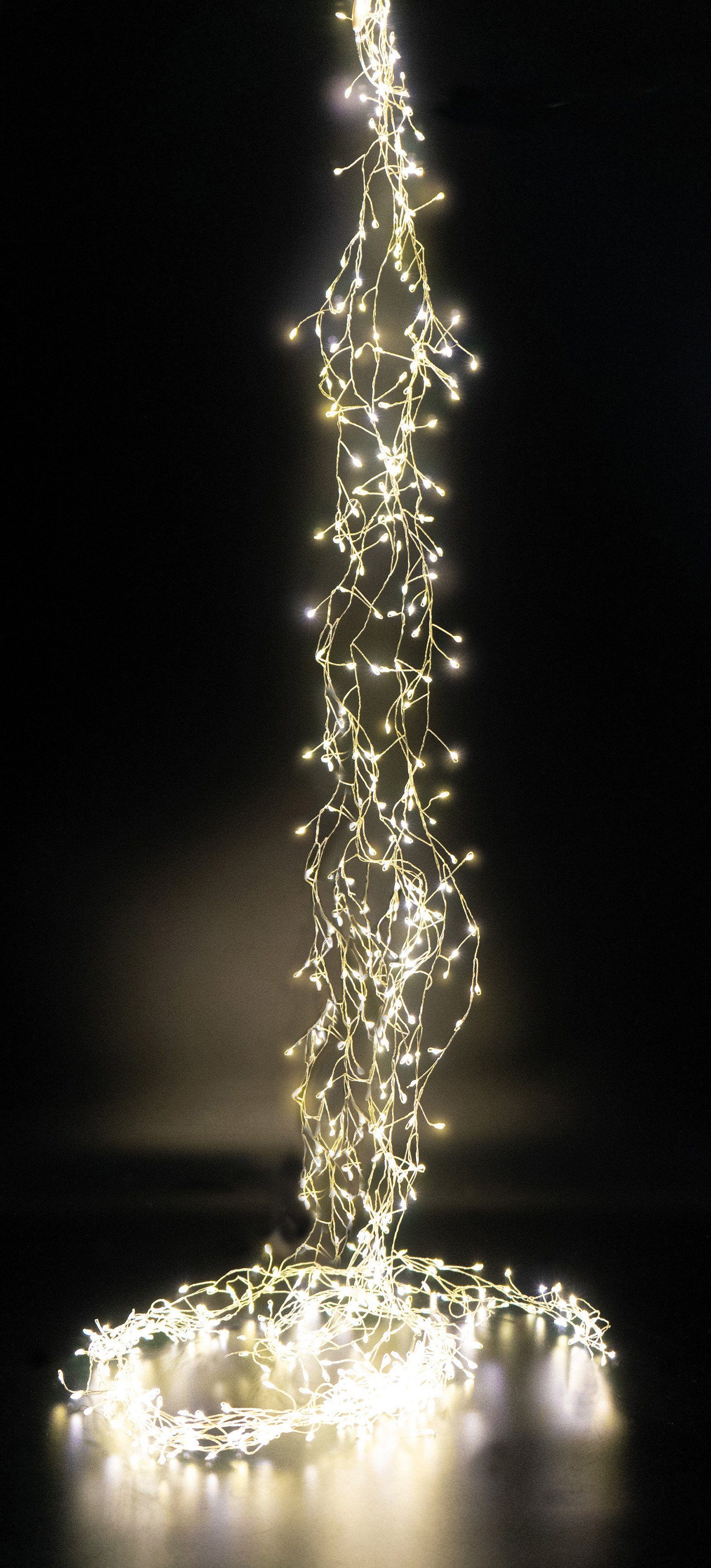 NOOR LIVING LED-Lichterkette Weihnachtsdeko aussen, mit 400 warmweißen LED' günstig online kaufen