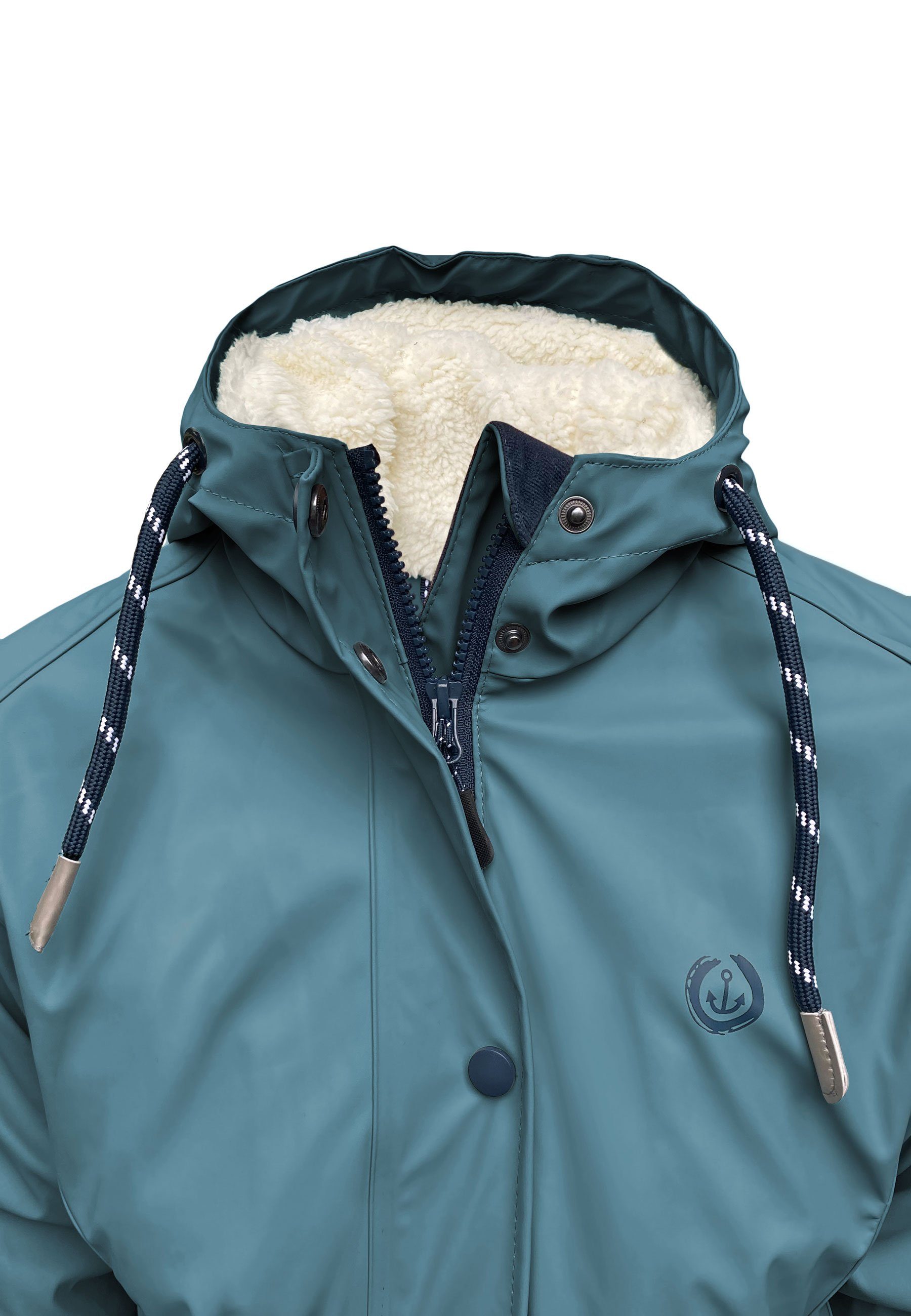 MADSea Winterjacke Friesennerz Regenparka mit Teddyfleece gefüttert