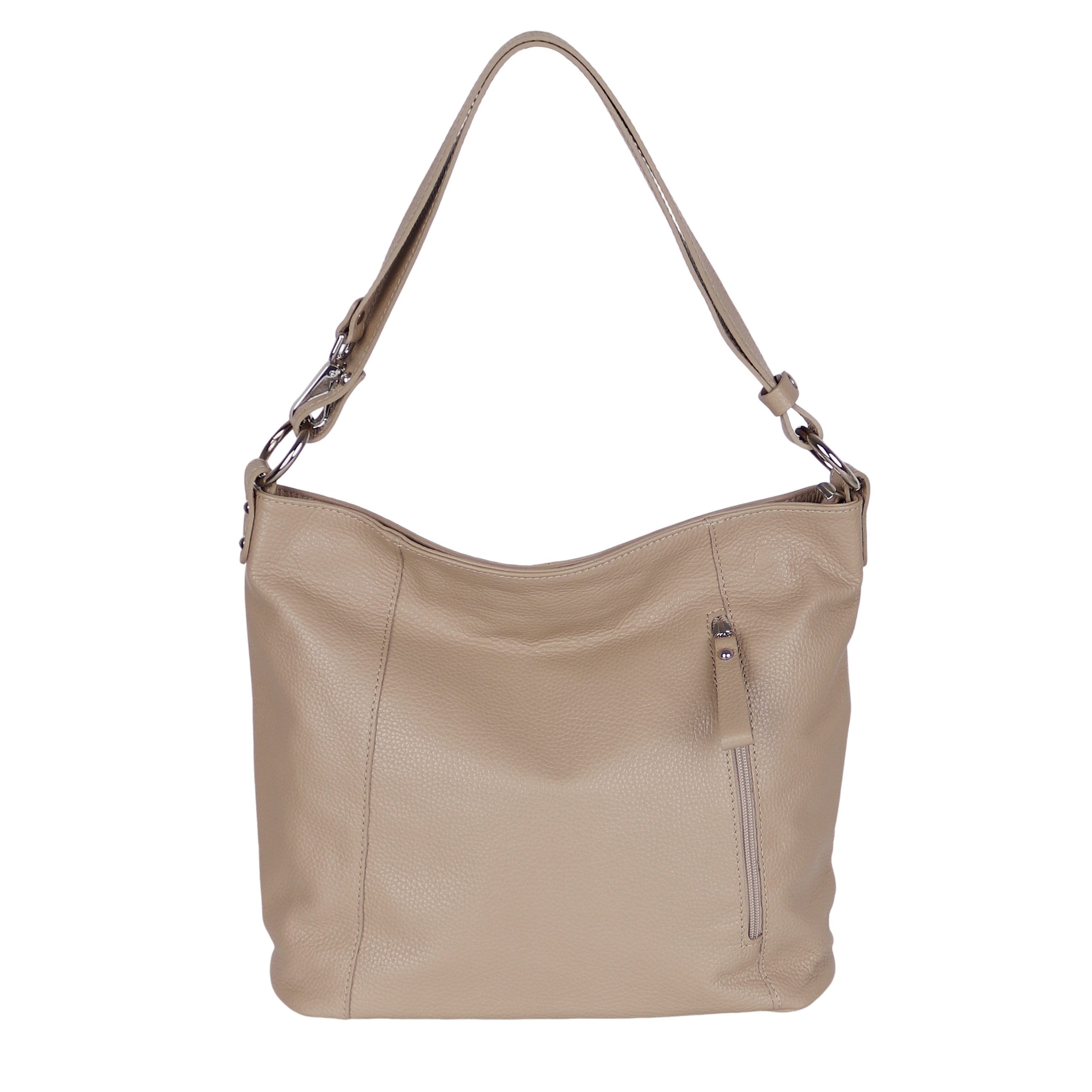 MIRROSI Umhängetasche Damen, Schultertasche,Aus Echtleder, Made in Italy (c günstig online kaufen