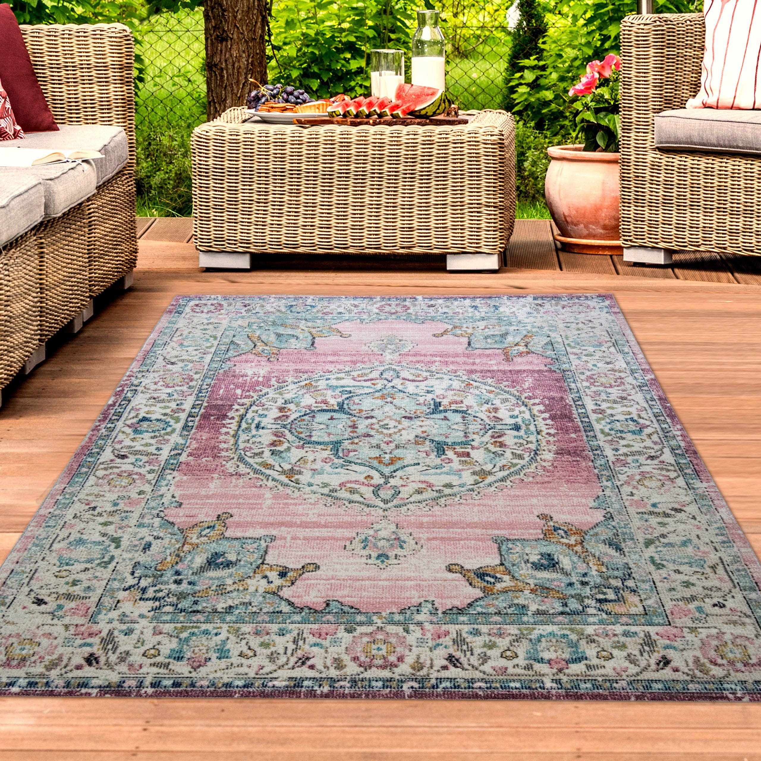 TeppichHome24 Teppich Teppich Orient Outdoor Vintage günstig online kaufen