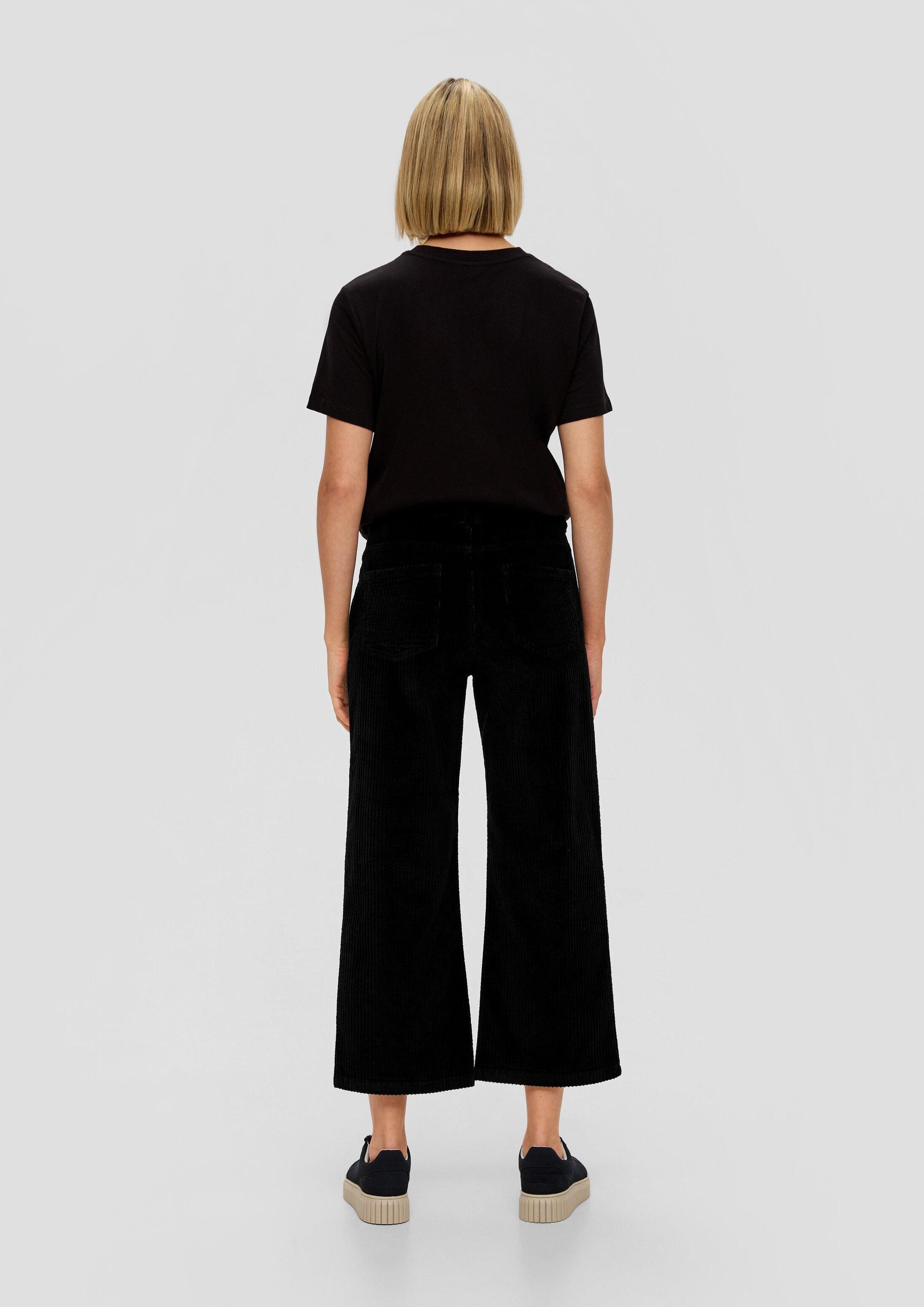 s.Oliver Culotte Hose Regular: Culotte in Cord-Qualität