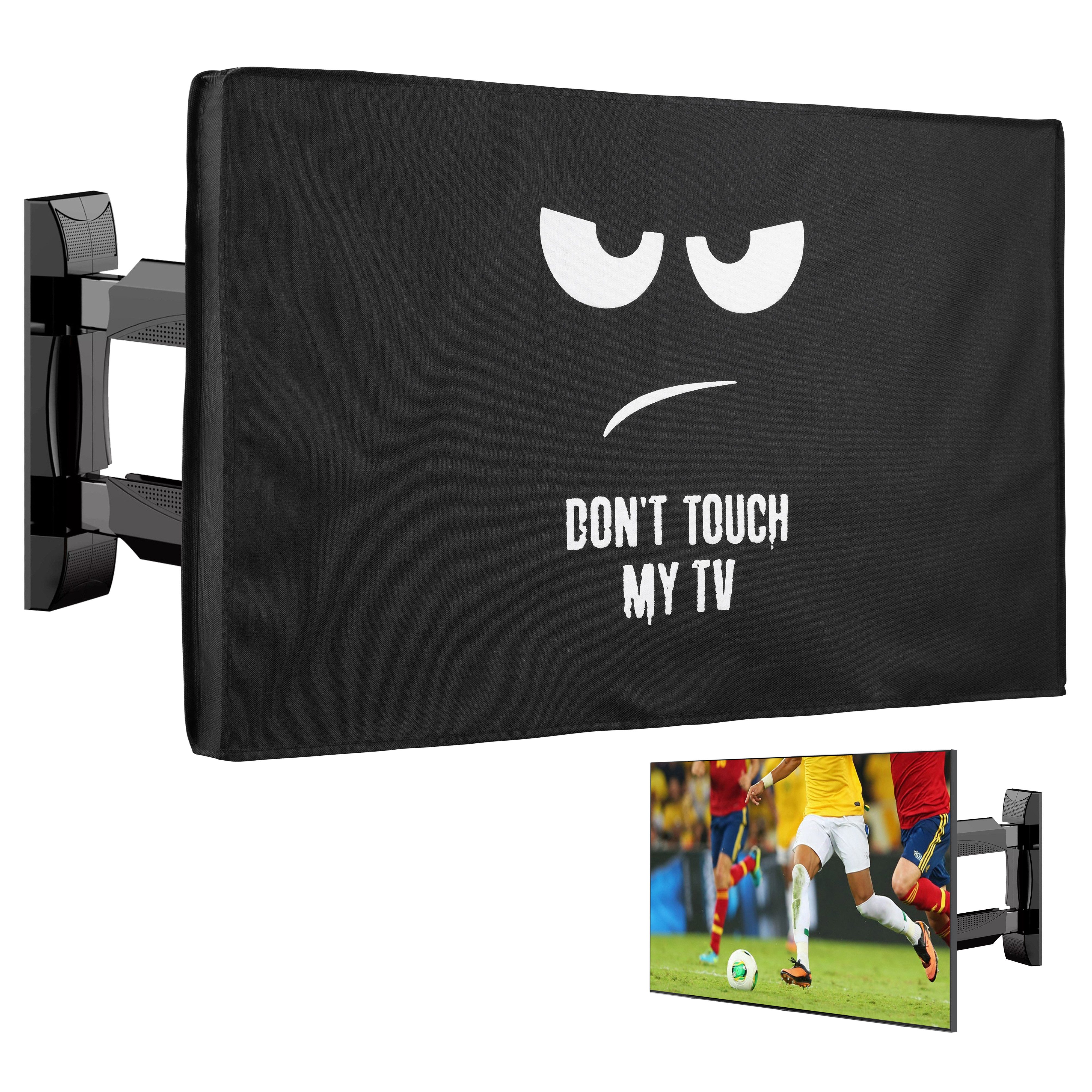 kwmobile Abdeckhaube Outdoor TV Abdeckung für 32" TV, Fernseher Hülle Bildschirmschutz - wetterfest