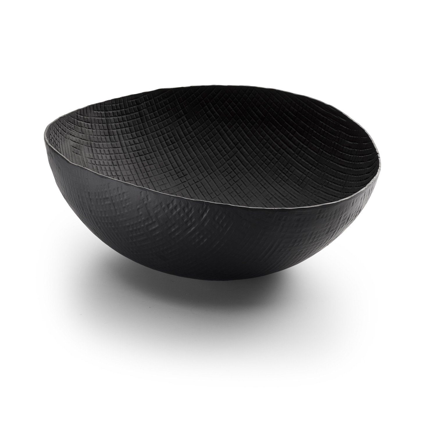 Philippi Design PHILIPPI Obstschale Schale L Outback oval Aluminium schwarz, Aluminium