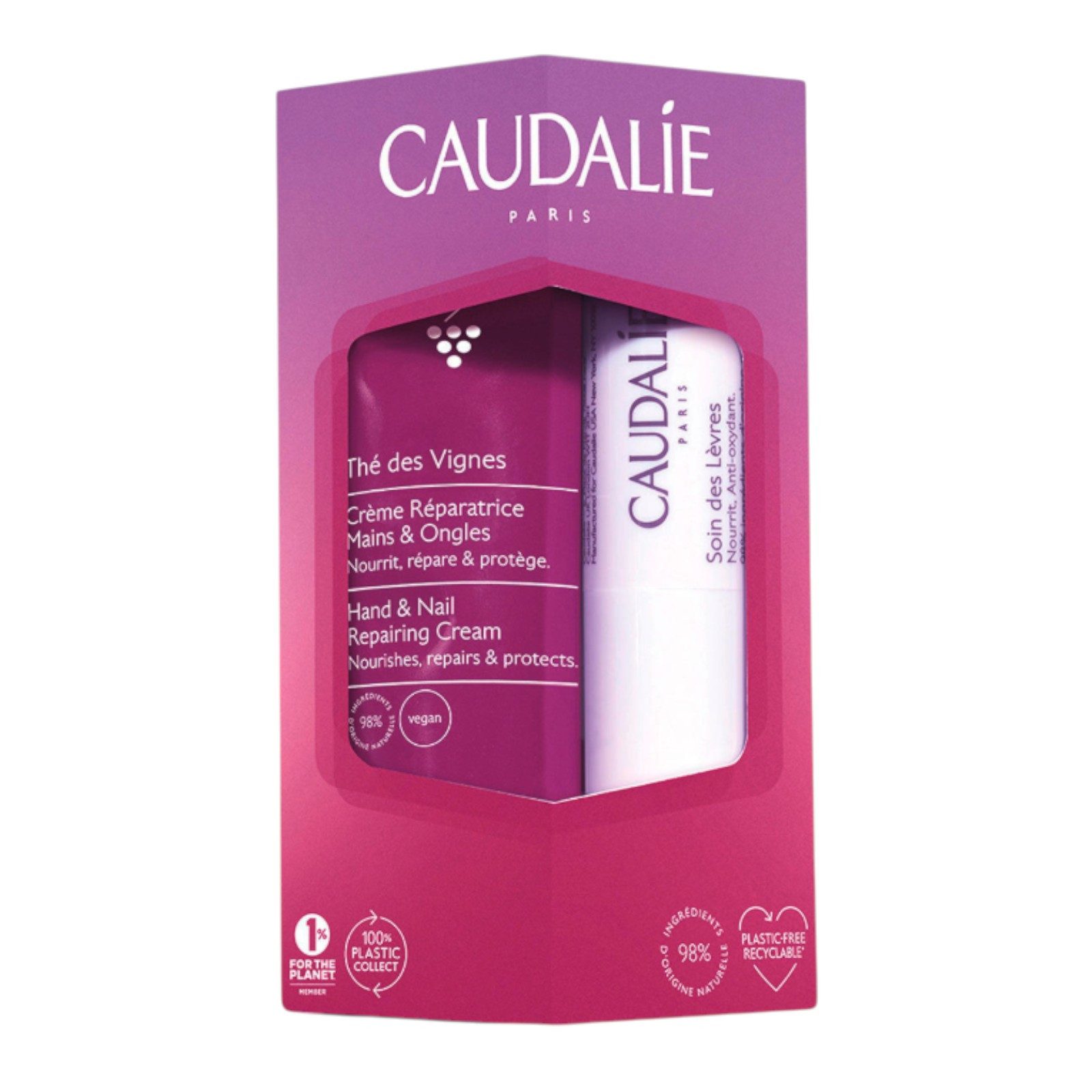 Caudalie Lippenpflege-Set Caudalie Thé des Vignes Lip & Hand Duo, 2-tlg.