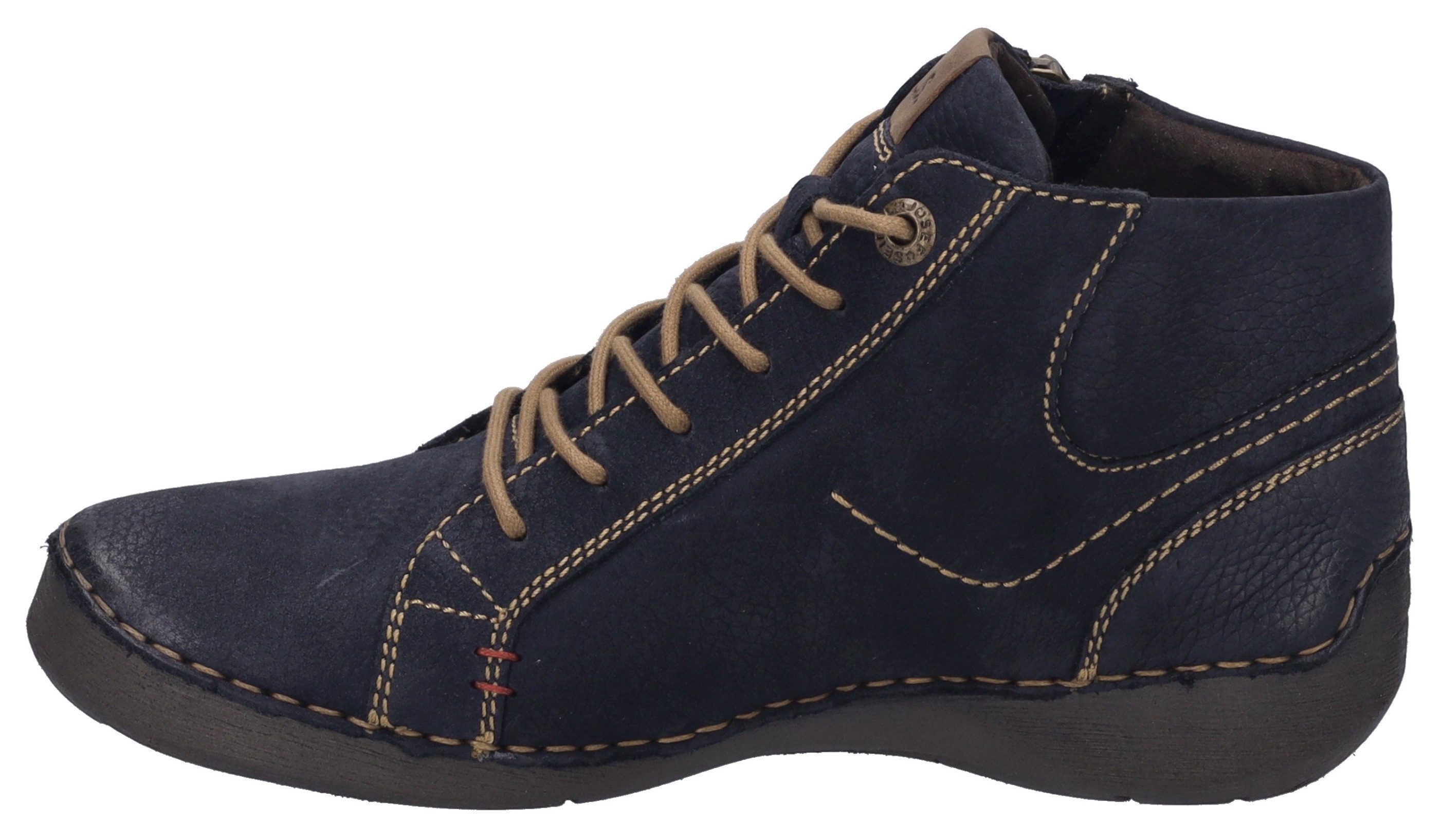 Josef Seibel Fergey 67 Schnürstiefelette Schnürstiefel, Winterstiefel, Bequemschuh mit Reißverschluss