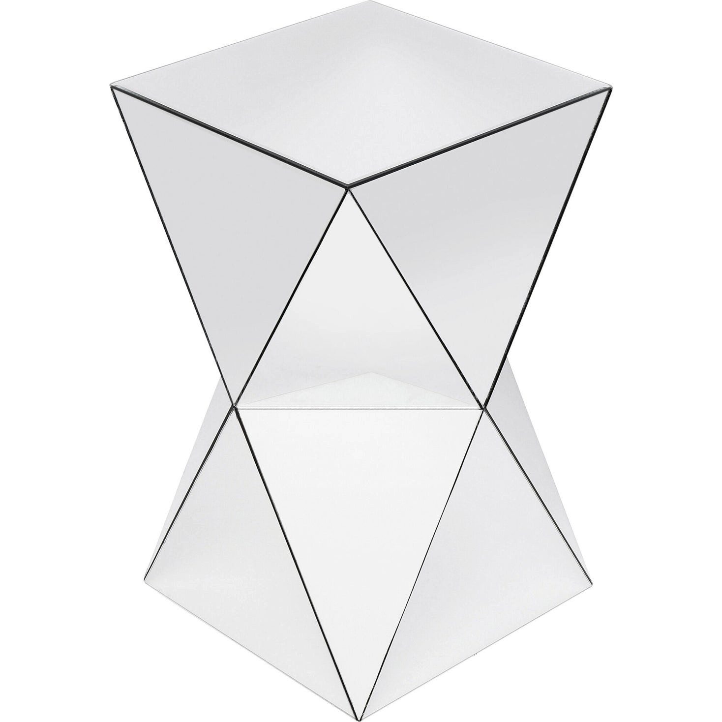 Kare Design Beistelltisch Luxury Triangle, 32x32x53.5 cm
