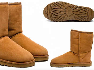UGG UGG Boots Classic Short Men's Shearling Chestnut Suede Stiefel Schuhe Кроссовки