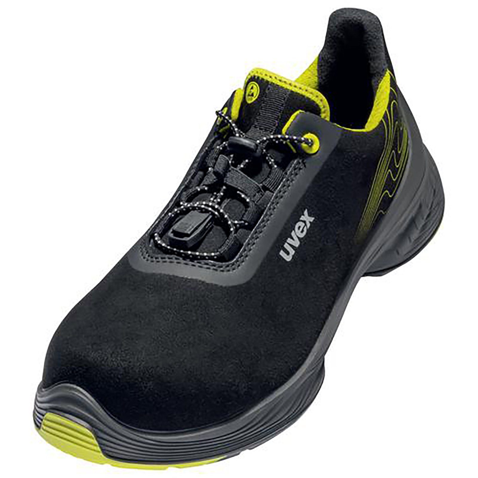 1 G2 Halbschuhe S2 schwarz, gelb Weite 14 Sicherheitsschuh