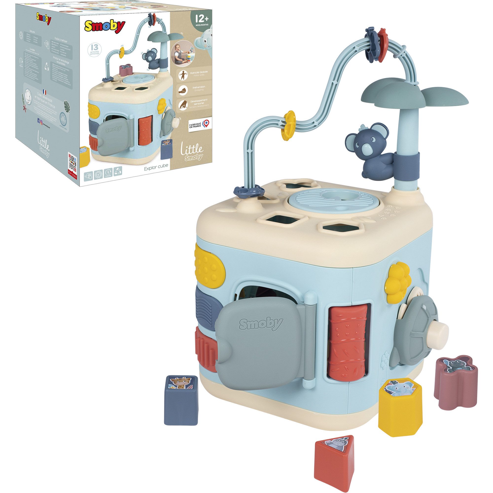 Smoby Stapelspielzeug Smoby Little Smoby Motorikwürfel Explor Cube