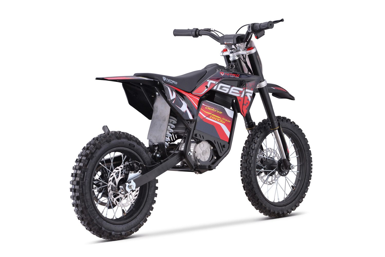 Smarty Crossrad 1600W Eco Dirtbike Tiger VX 48V 13Ah Lithium 14"12"