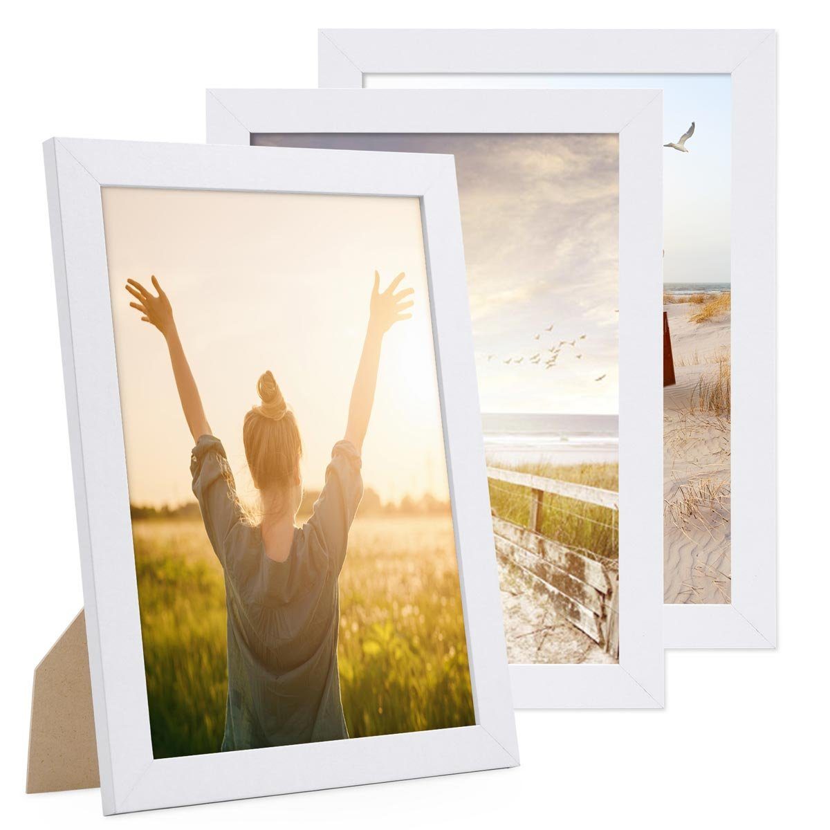 PHOTOLINI Bilderrahmen 3er Set breite Rahmen, günstig online kaufen