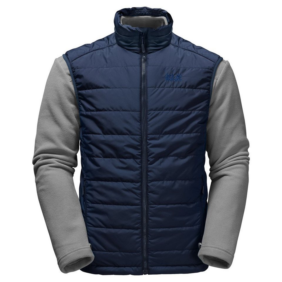 Jack Wolfskin Weste mit Fleecejacke 3 in 1 GLEN DALE MEN
