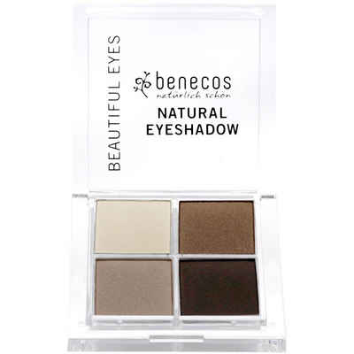 Benecos Lidschatten Natural Quattro Eyeshadow Coffee Cream, 8 g