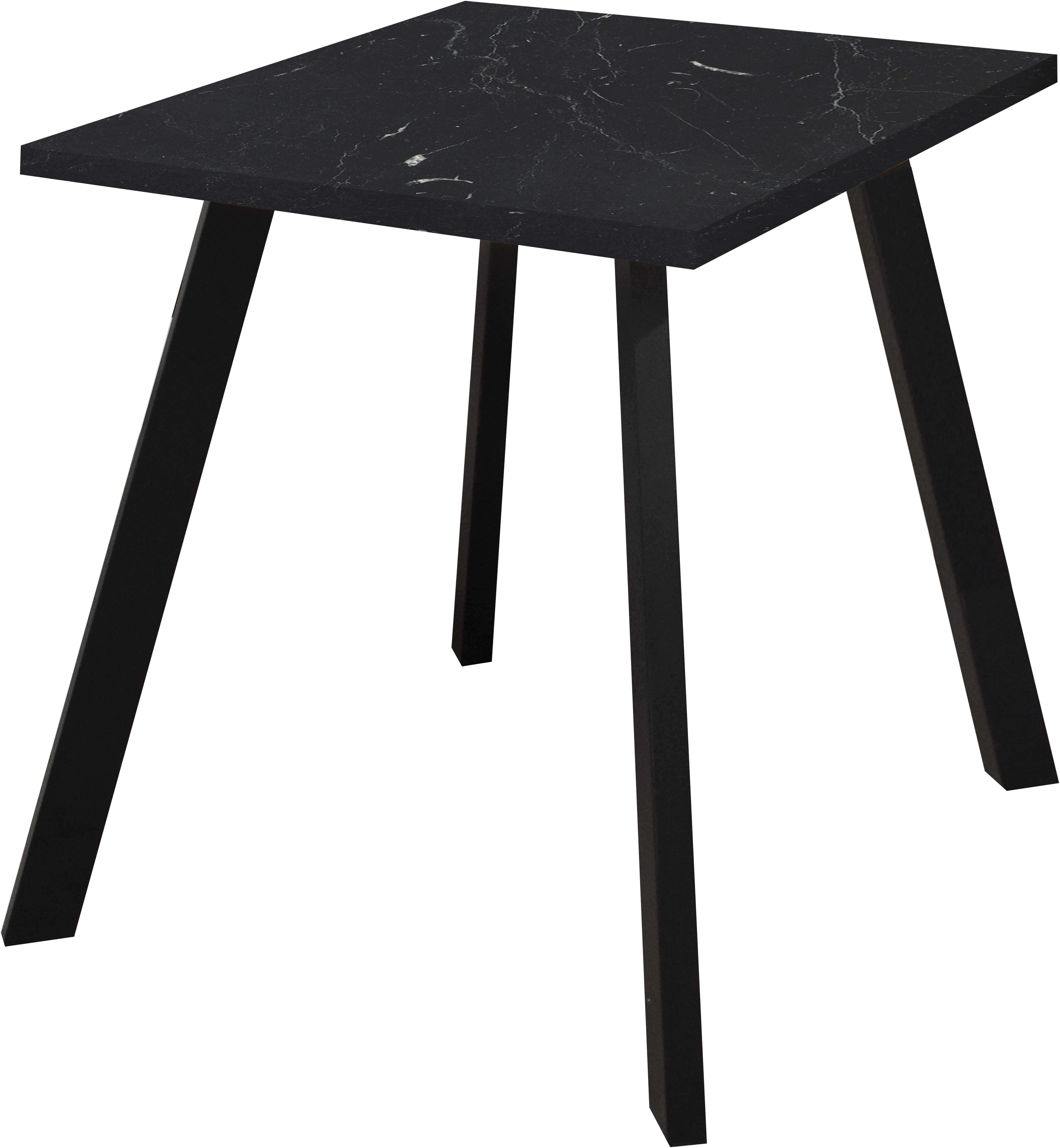 Mäusbacher Bistrotisch Big Bistro Metall, Eckige Platte BHT 70x75x70 cm