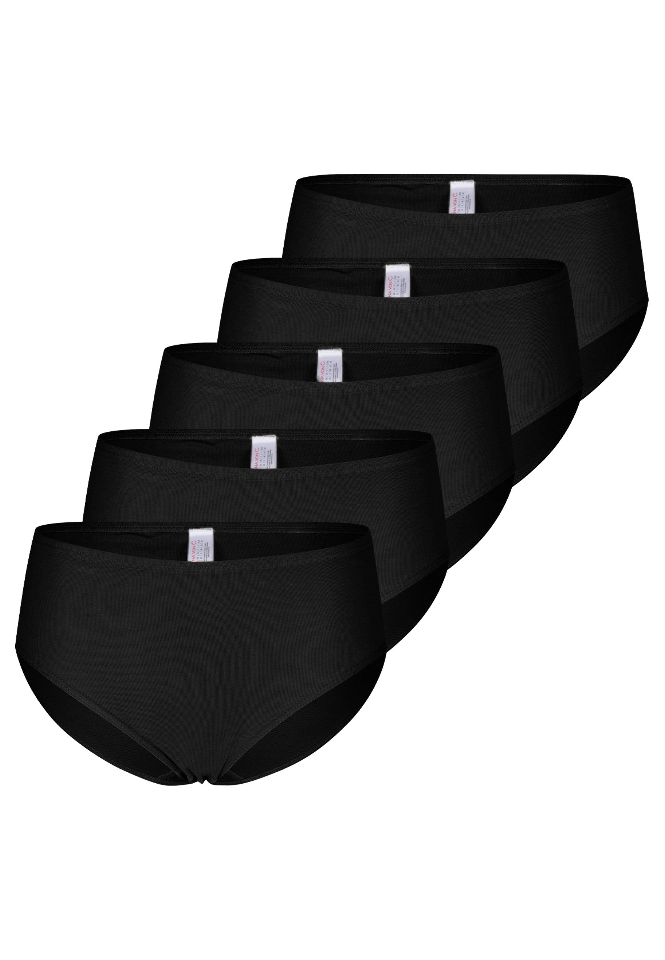 Nina Von C. Hüftslip 5er Pack Daily (Spar-Set, 5-St) Hüftslip - Baumwolle - Atmungsaktiv