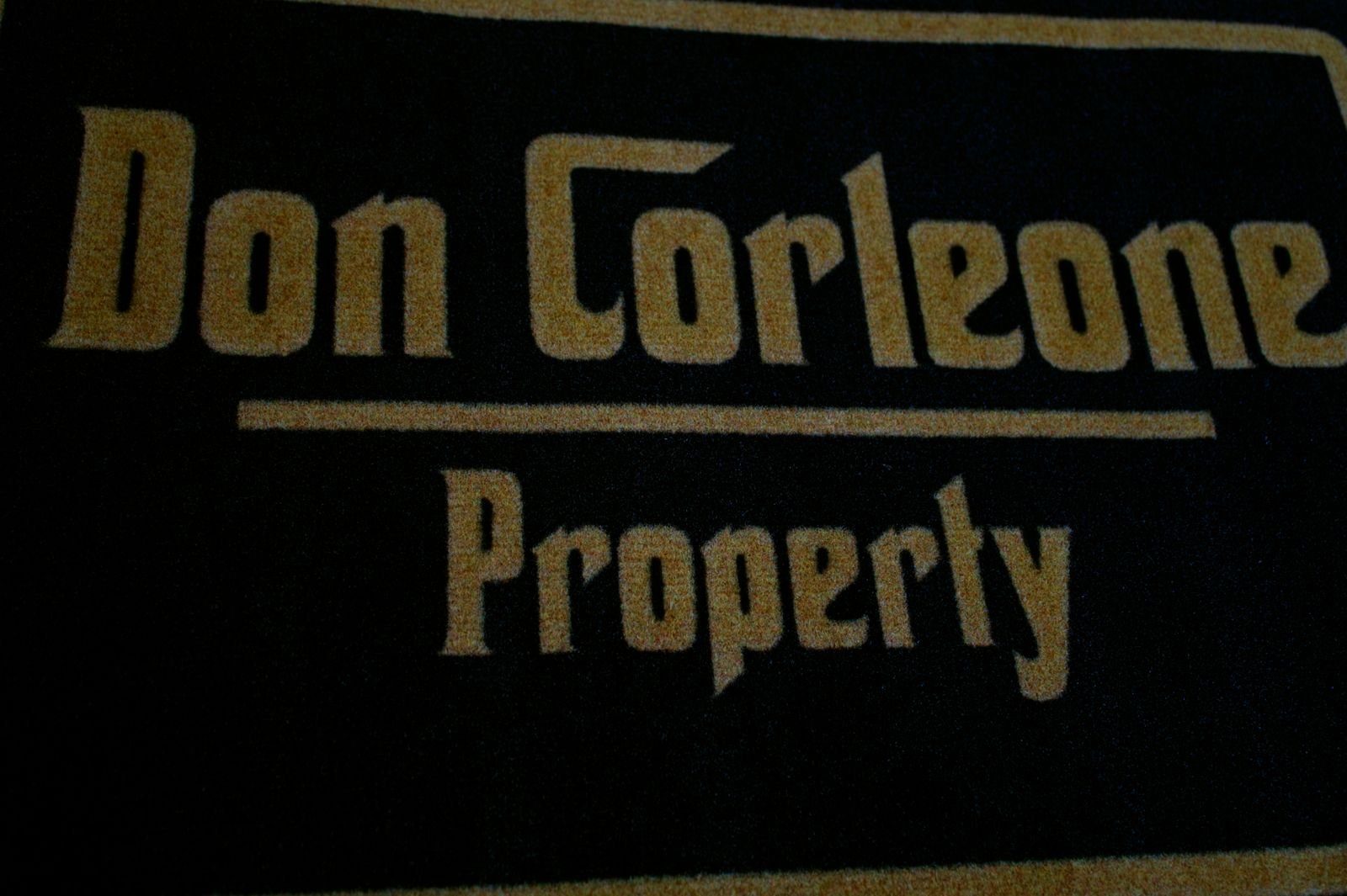 Fußmatte Don Corleone 60x40 Türmatte Rechteckig, 3 cm, mm Höhe: Mr. Ghorbani