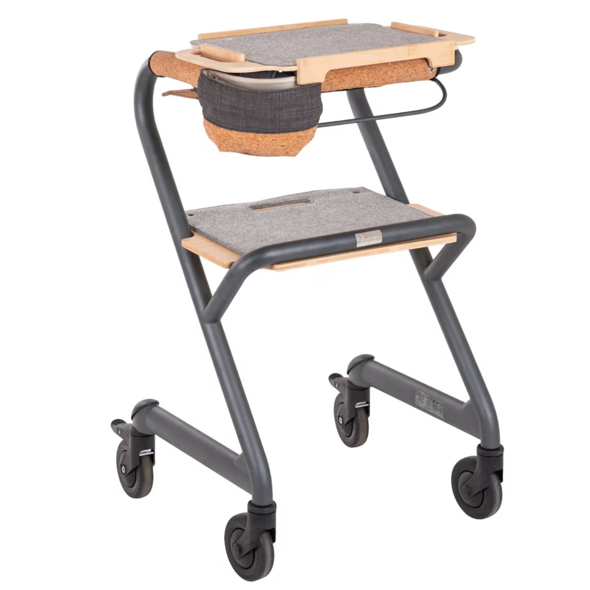 Saljol Indoor-Rollator Saljol Premium Wohnraumrollator für Innenräume mit Vollausstattung